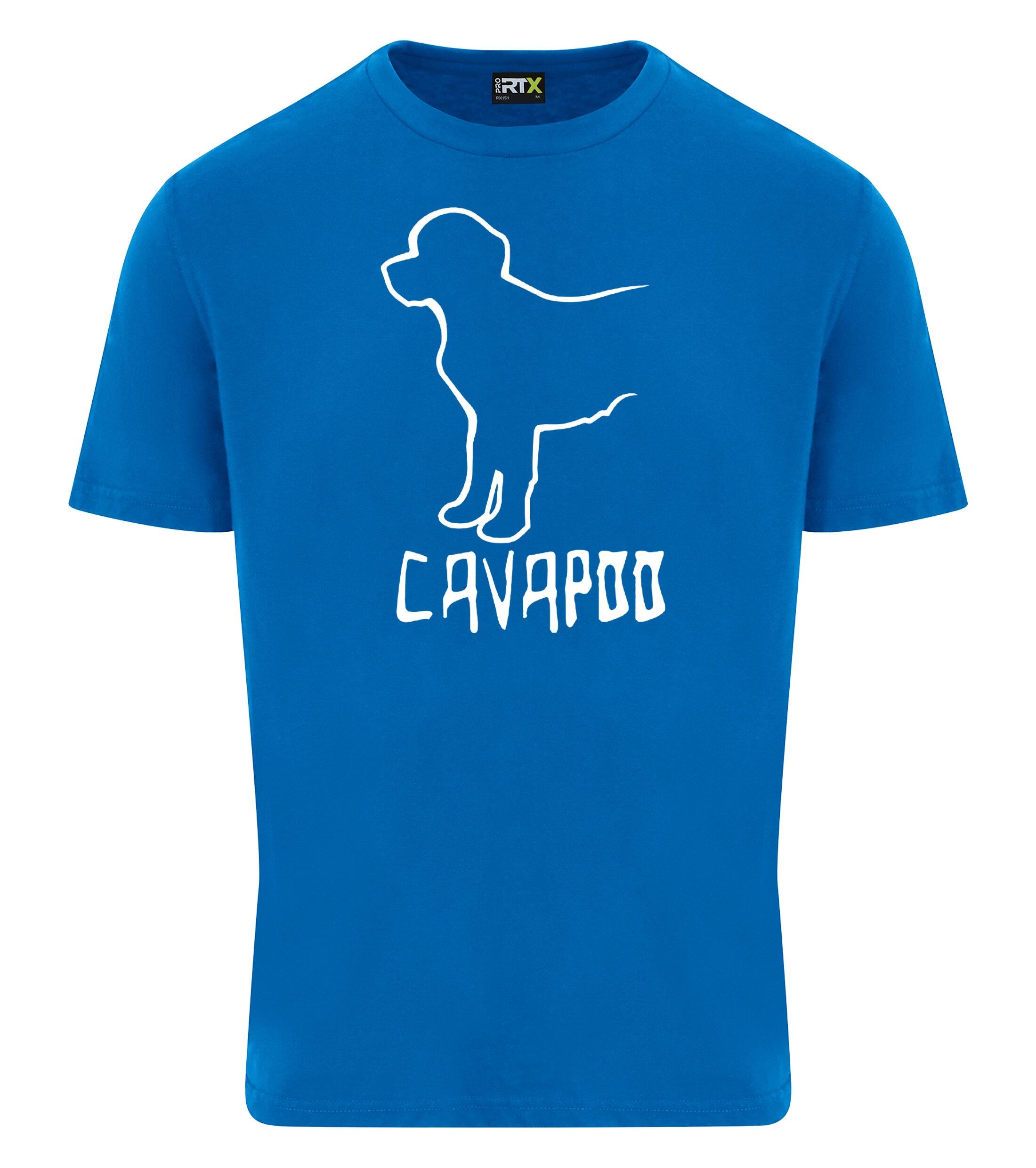 Unisex Roundneck T-shirt with Cavapoo Dog Breed Design – Style for Every Cavapoo Fan