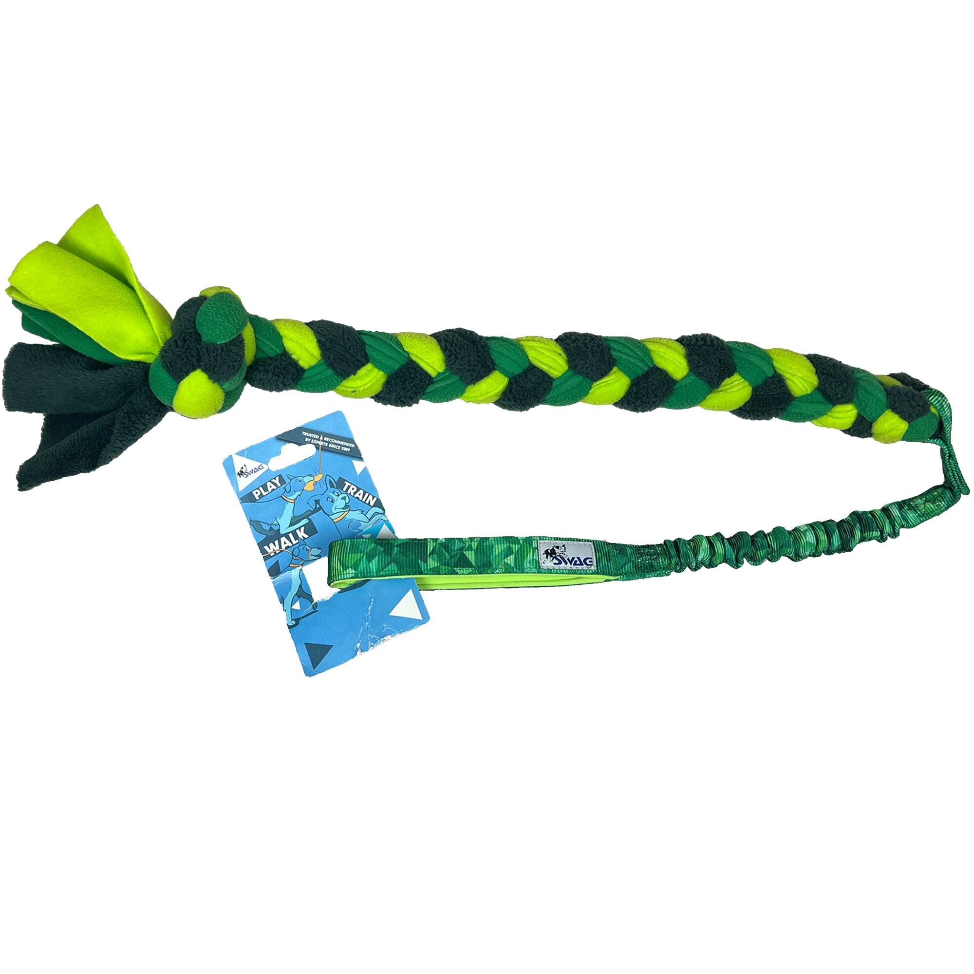 SwagK9 Ultimate Big Braid Bungee Toy – Durable & Interactive Tug Play