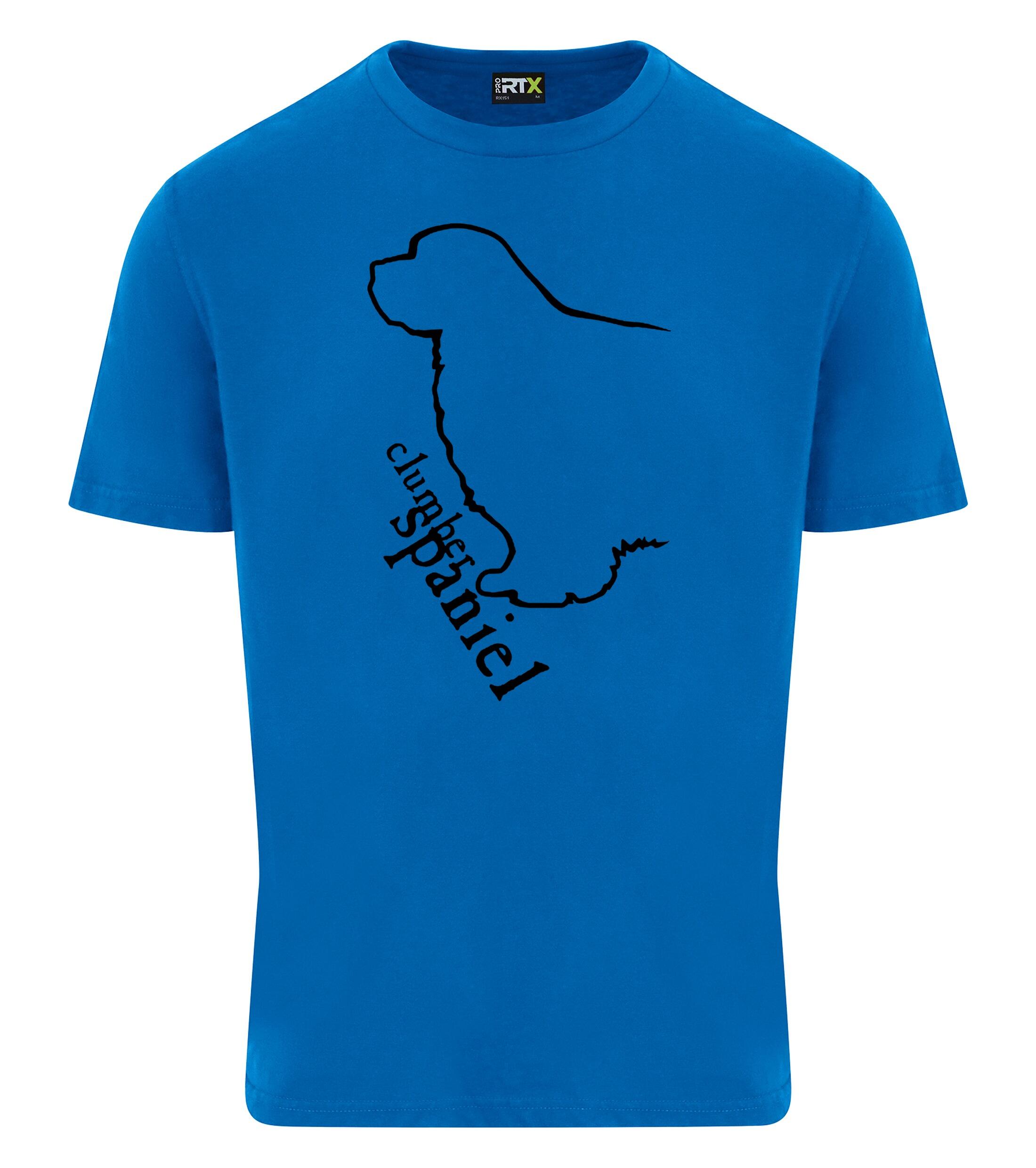 Unisex Roundneck T-shirt with Clumber Spaniel Dog Breed Design – Essential Style for Clumber Spaniel Fans