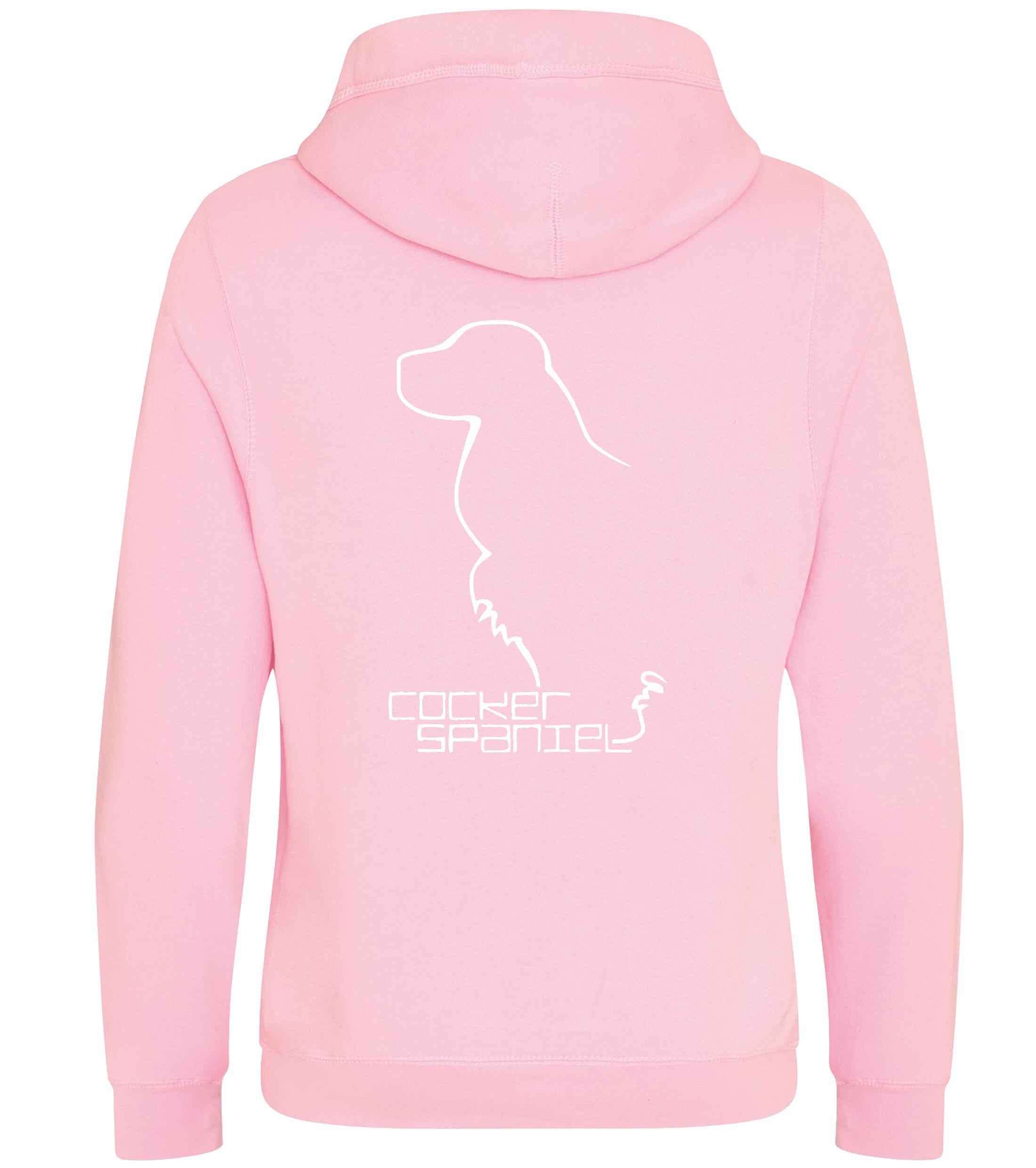 Cocker Spaniel Dog Breed Design Unisex Crossneck Pullover Hoodie – A Must-Have for Cocker Spaniel Fans