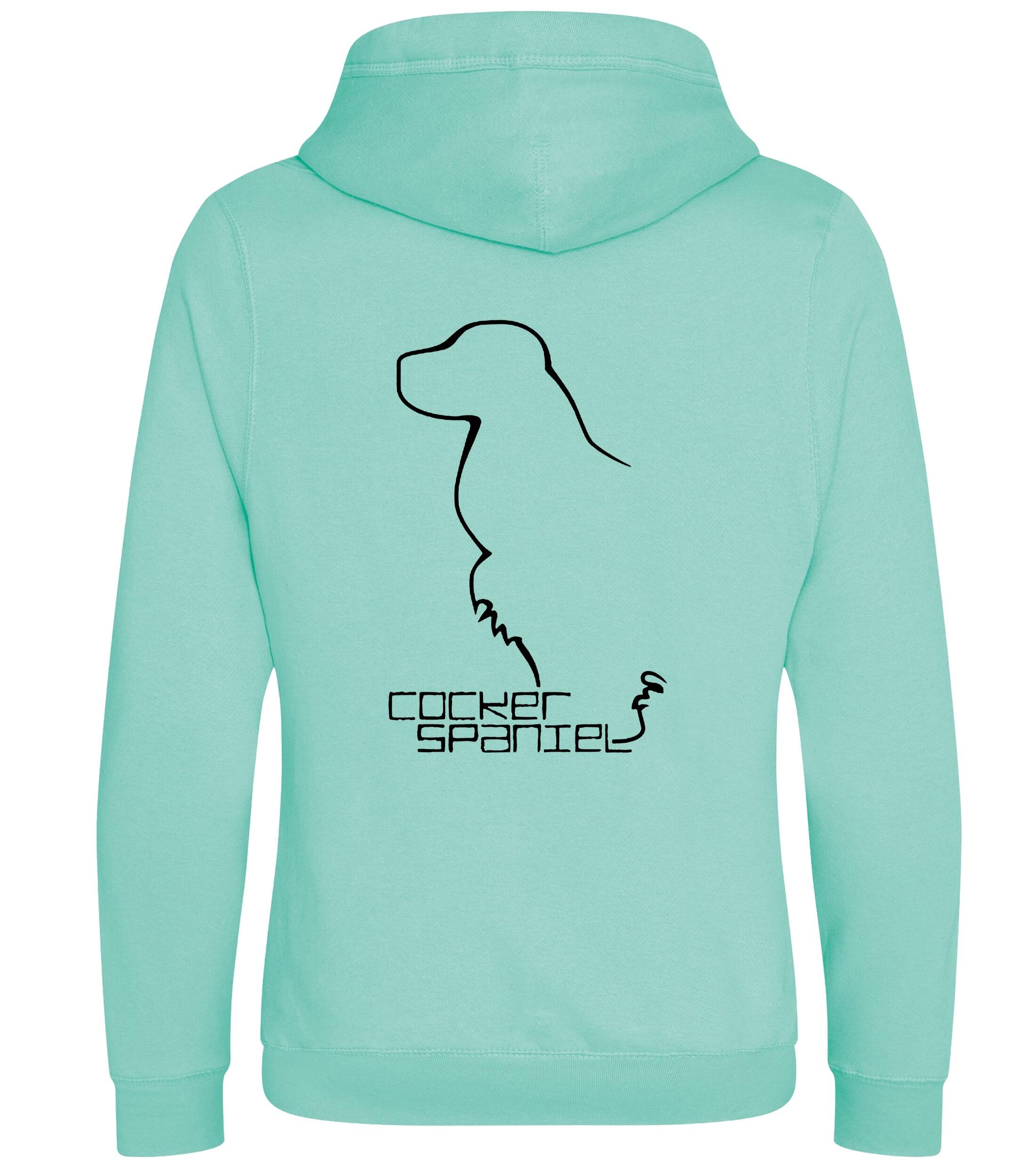 Cocker Spaniel Dog Breed Design Unisex Crossneck Pullover Hoodie – A Must-Have for Cocker Spaniel Fans