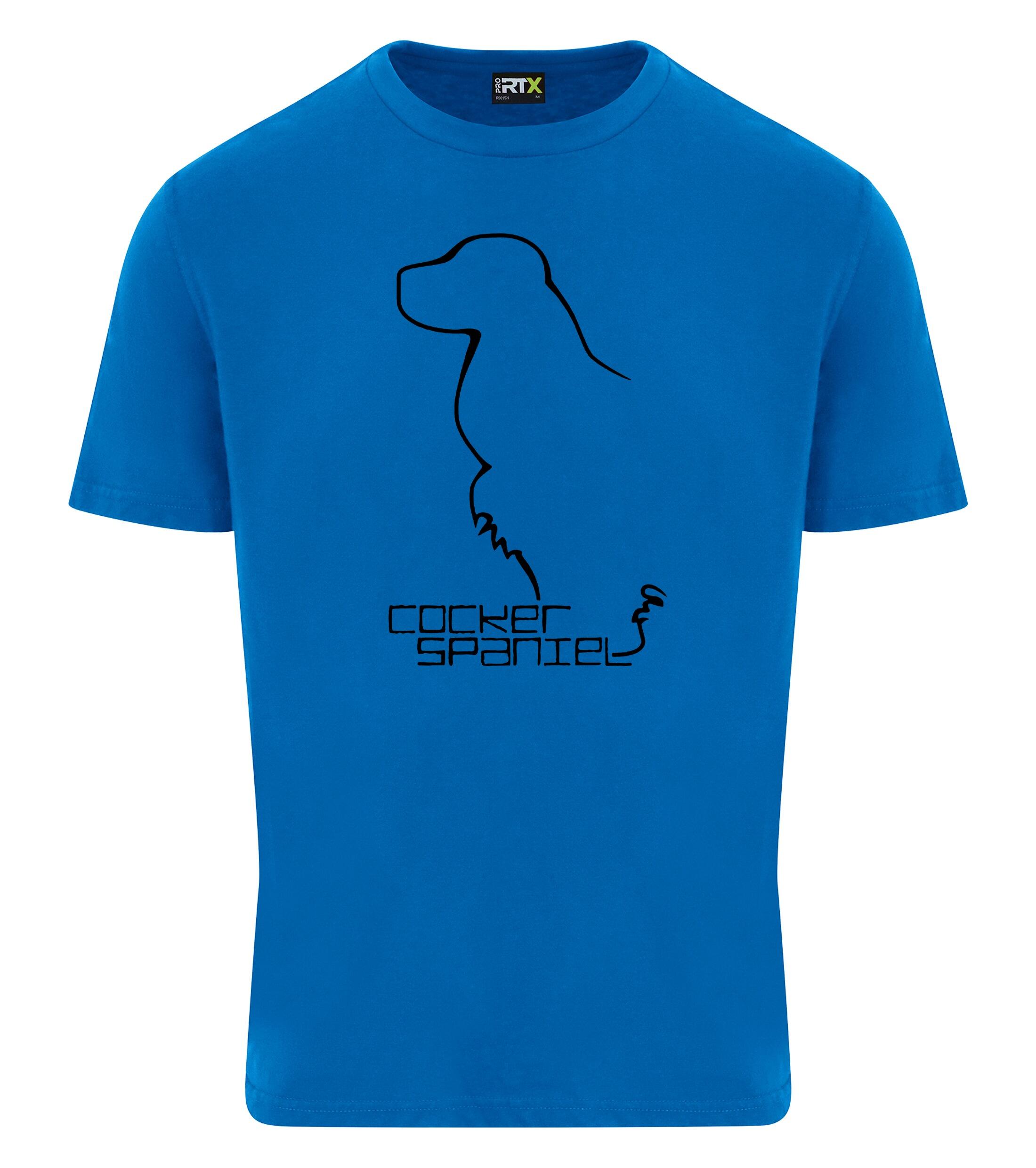 Cocker Spaniel Dog Breed Design Unisex Roundneck T-shirt – Essential Style for Cocker Spaniel Fans