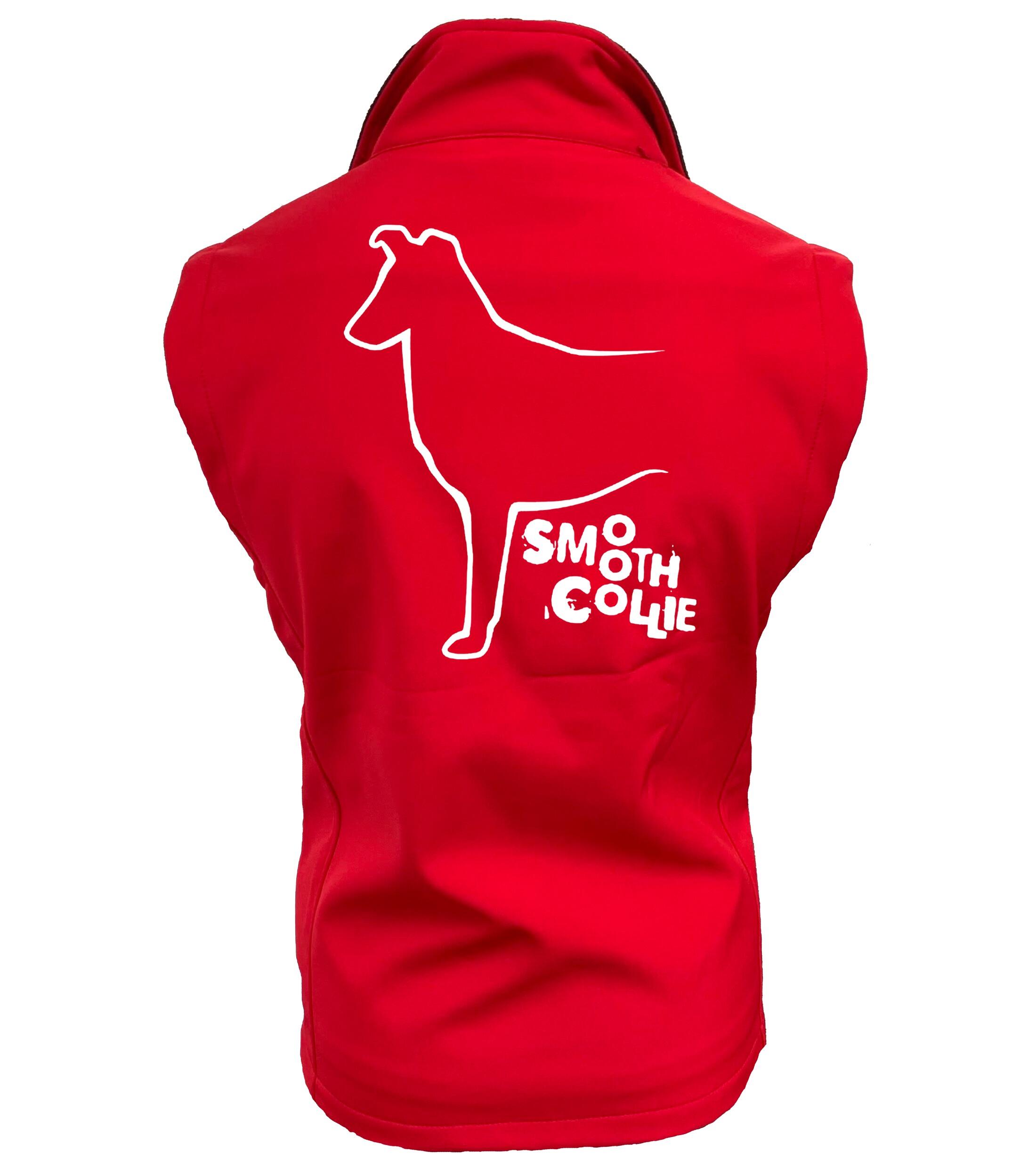 Collie (Smooth) Dog Breed Design Unisex Softshell Gilet – Style and Functionality for Collie Enthusiasts
