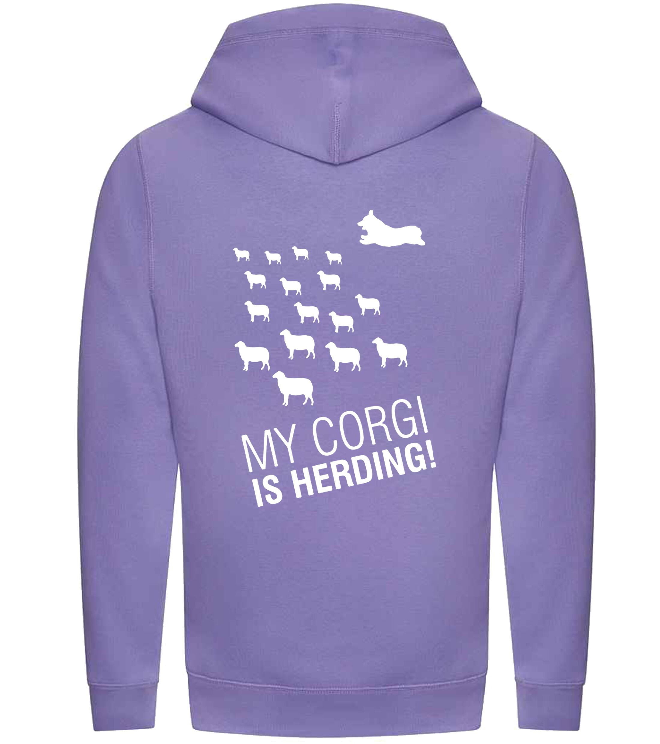 Unisex Crossneck Pullover Hoodie with Corgi Herding Dog Breed Design – Comfort for Corgi Herding Lovers