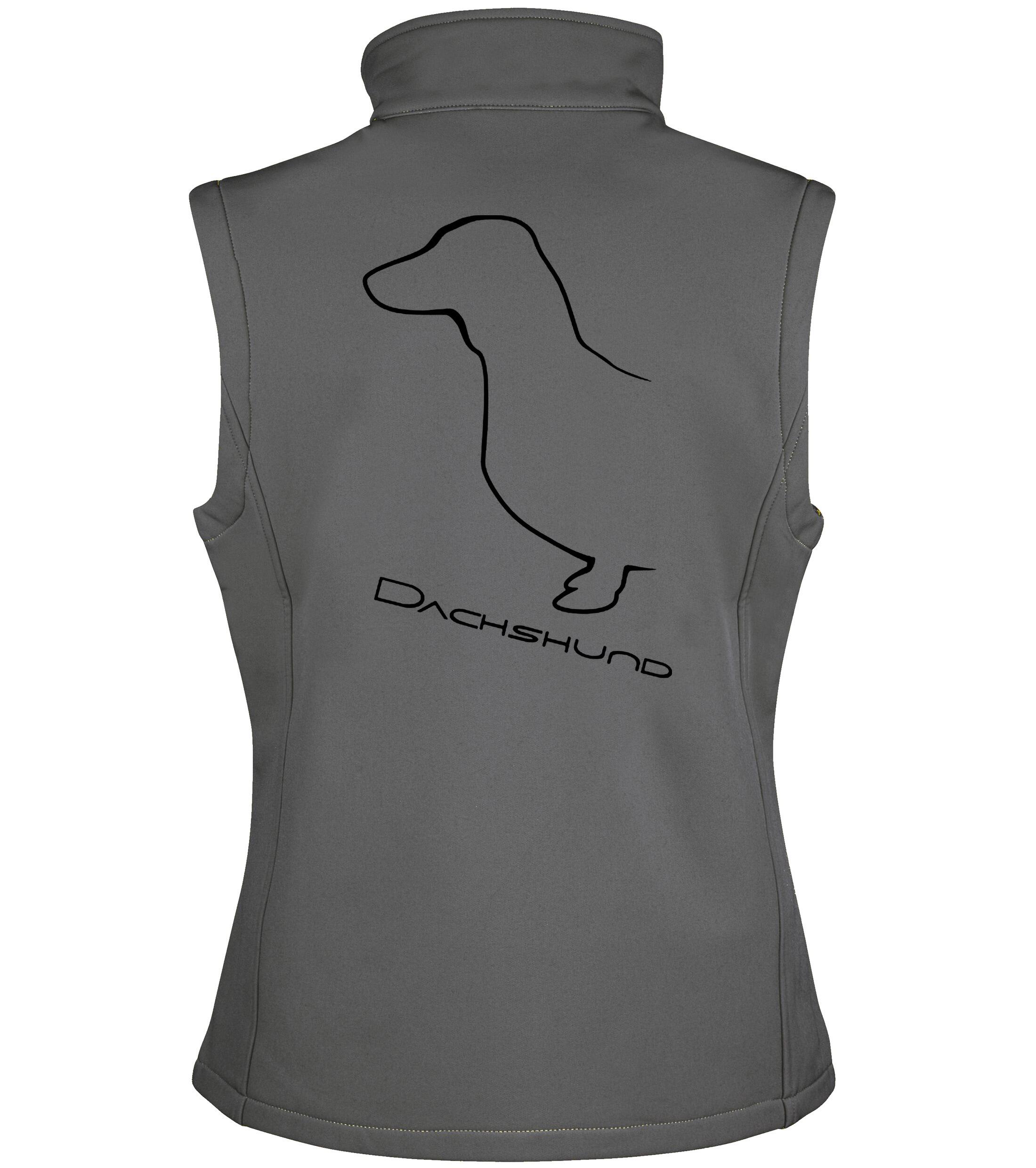 Dachshund (Smooth) Unisex Softshell Gilet – Style and Comfort for Dog Lovers