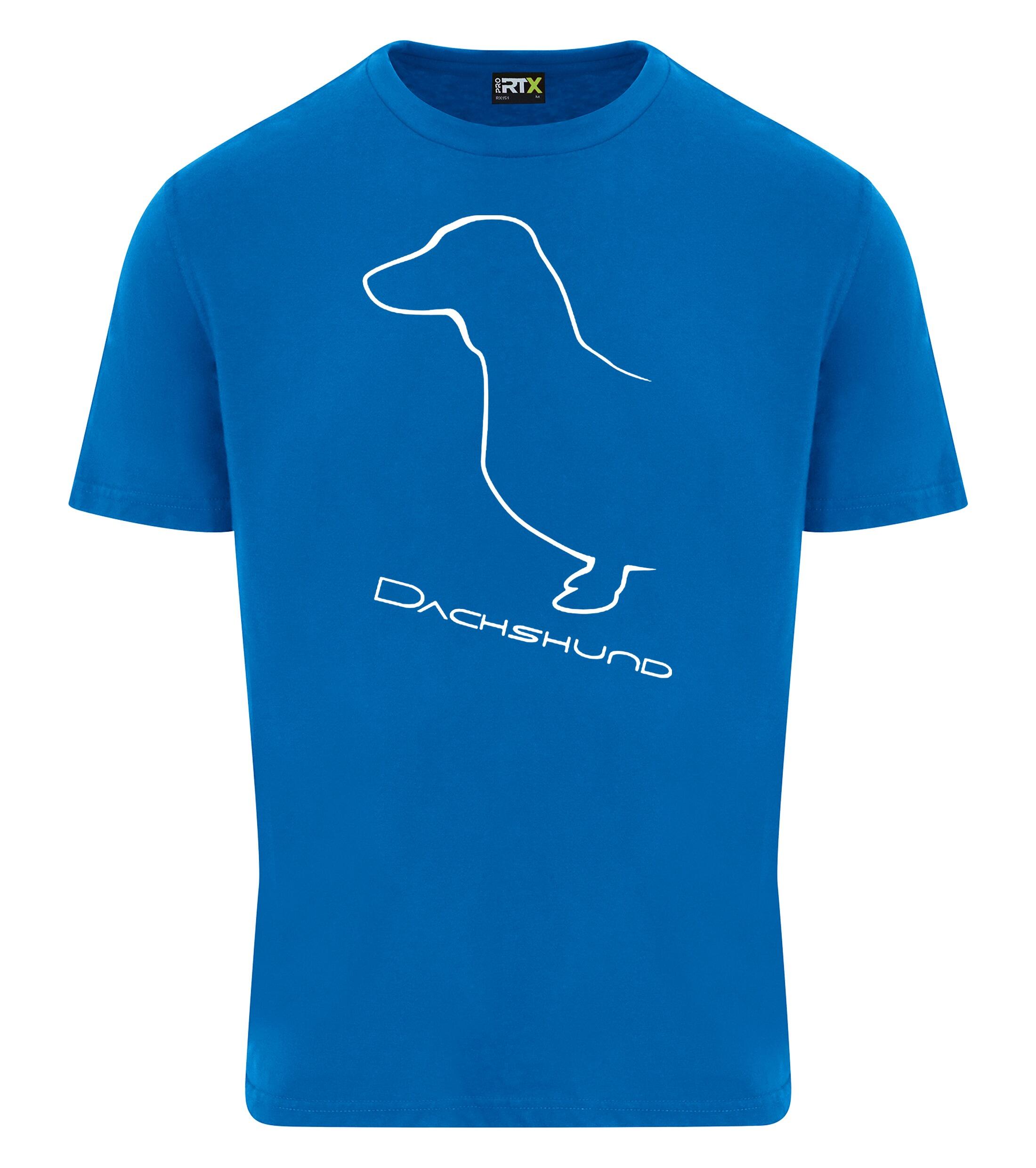 Dachshund (Smooth) Dog Breed Design Unisex Roundneck T-Shirt – Stylish Comfort for Dachshund Fans