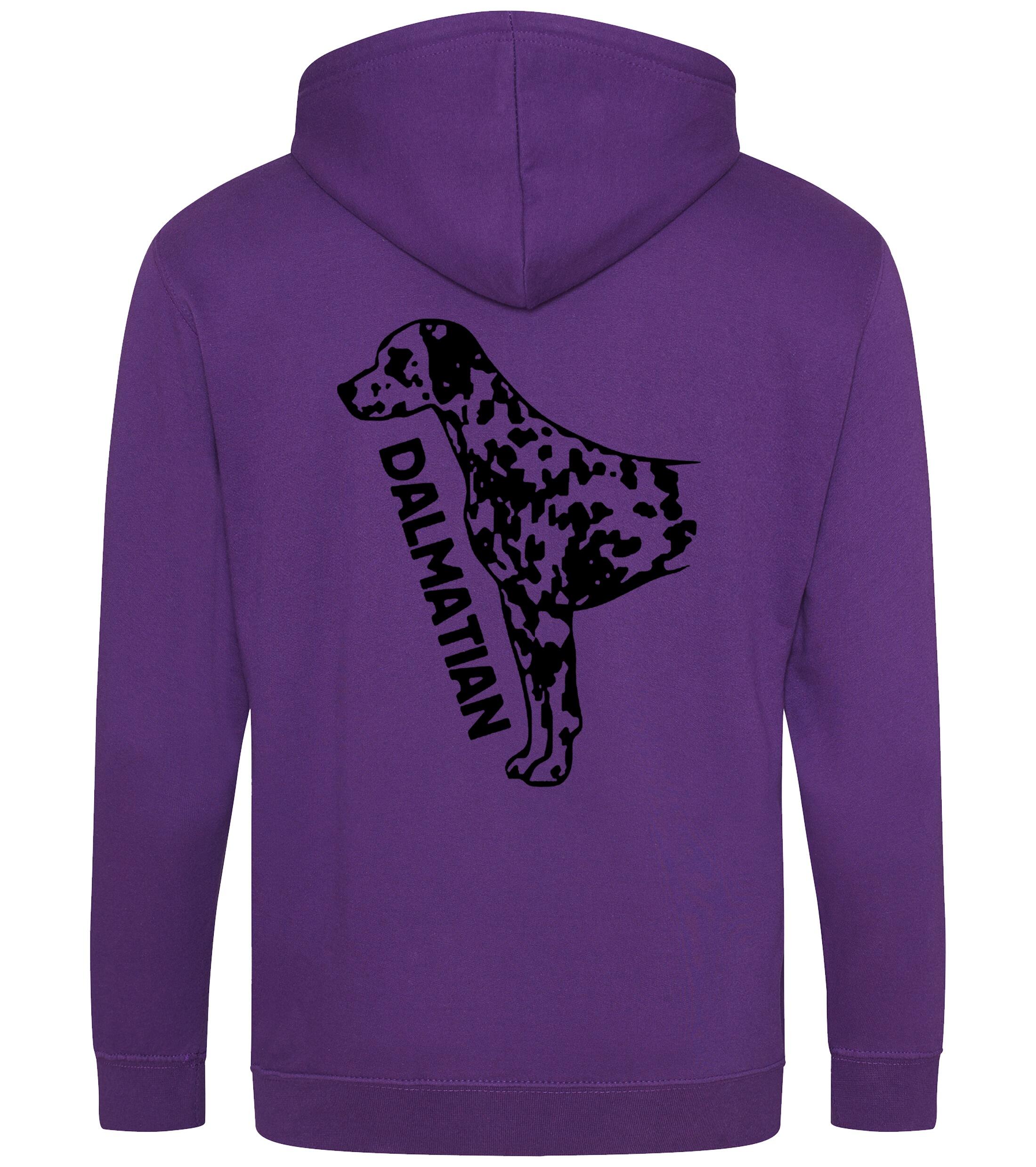 Dalmatian Dog Breed Design Zipped Hoodie – Comfort, Style, and Dalmatian Pride