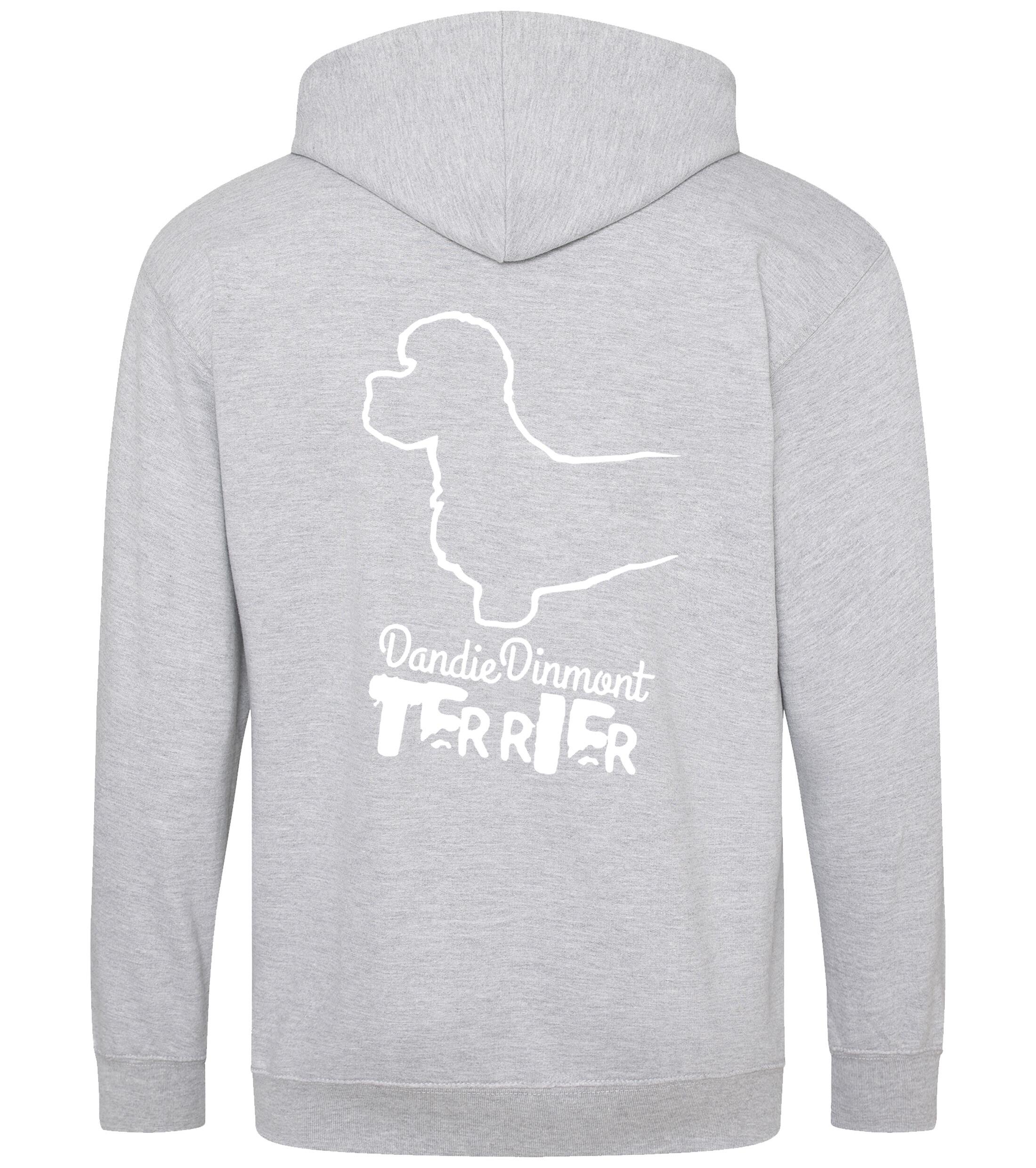 Dandie Dinmont Terrier Zipped Hoodie – Comfort, Style, and Dandie Dinmont Pride