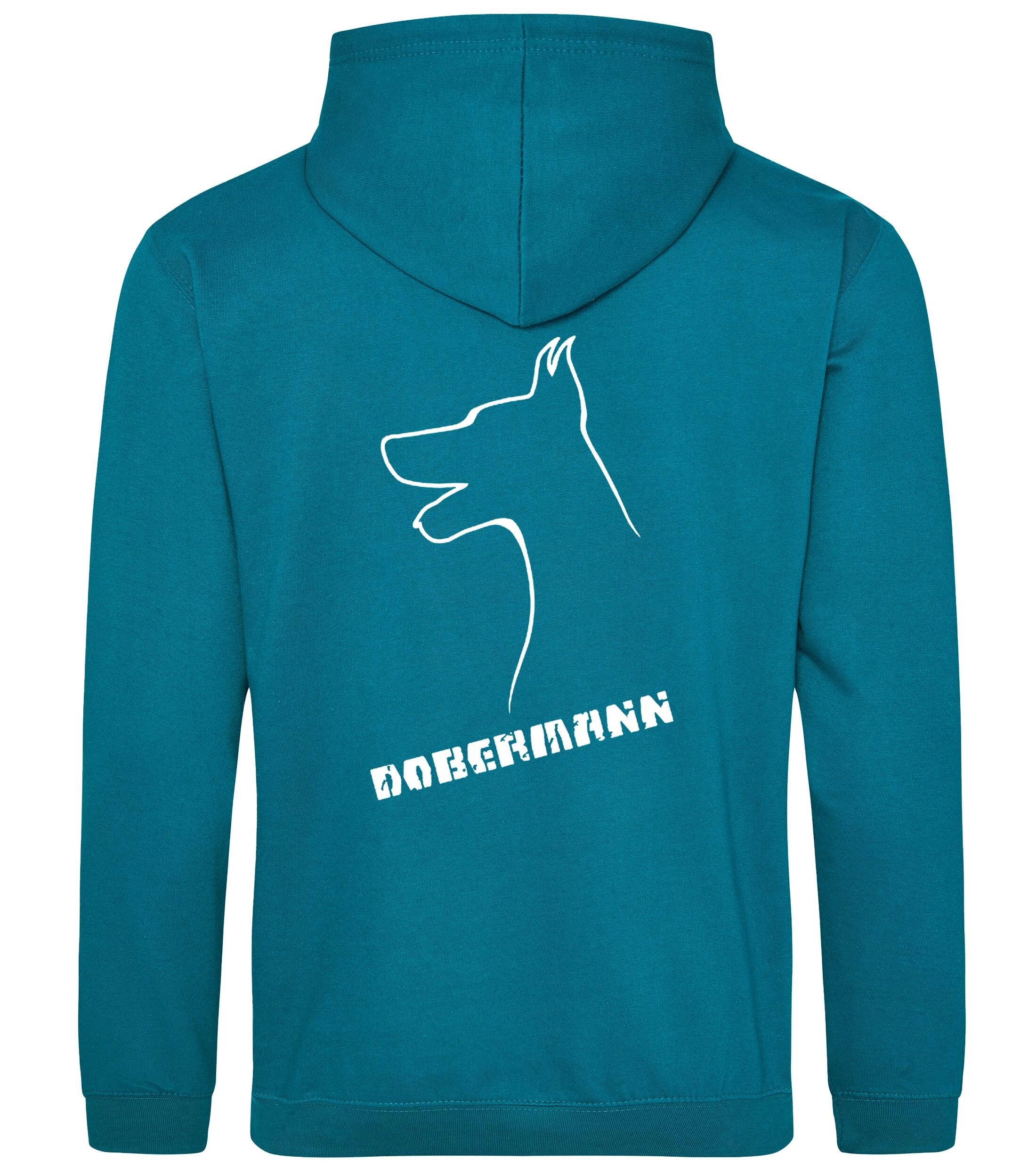 Dobermann (Head) Design Pullover Hoodie – Stylish & Cozy for Dobermann Enthusiasts