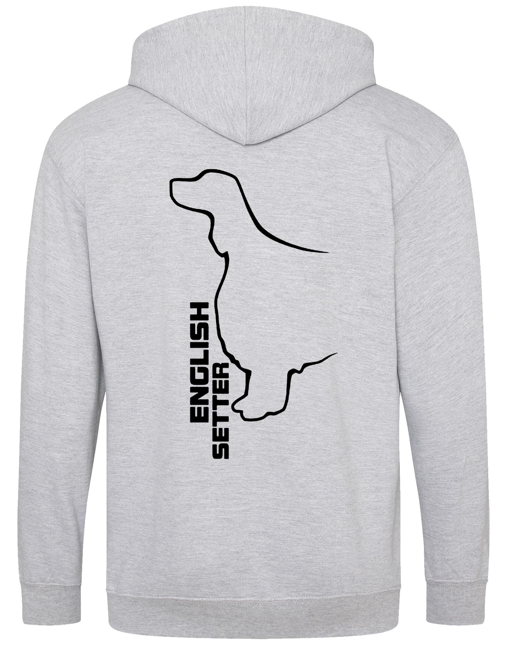 English Setter Zipped Hoodie – Comfort, Style, and Setter Pride