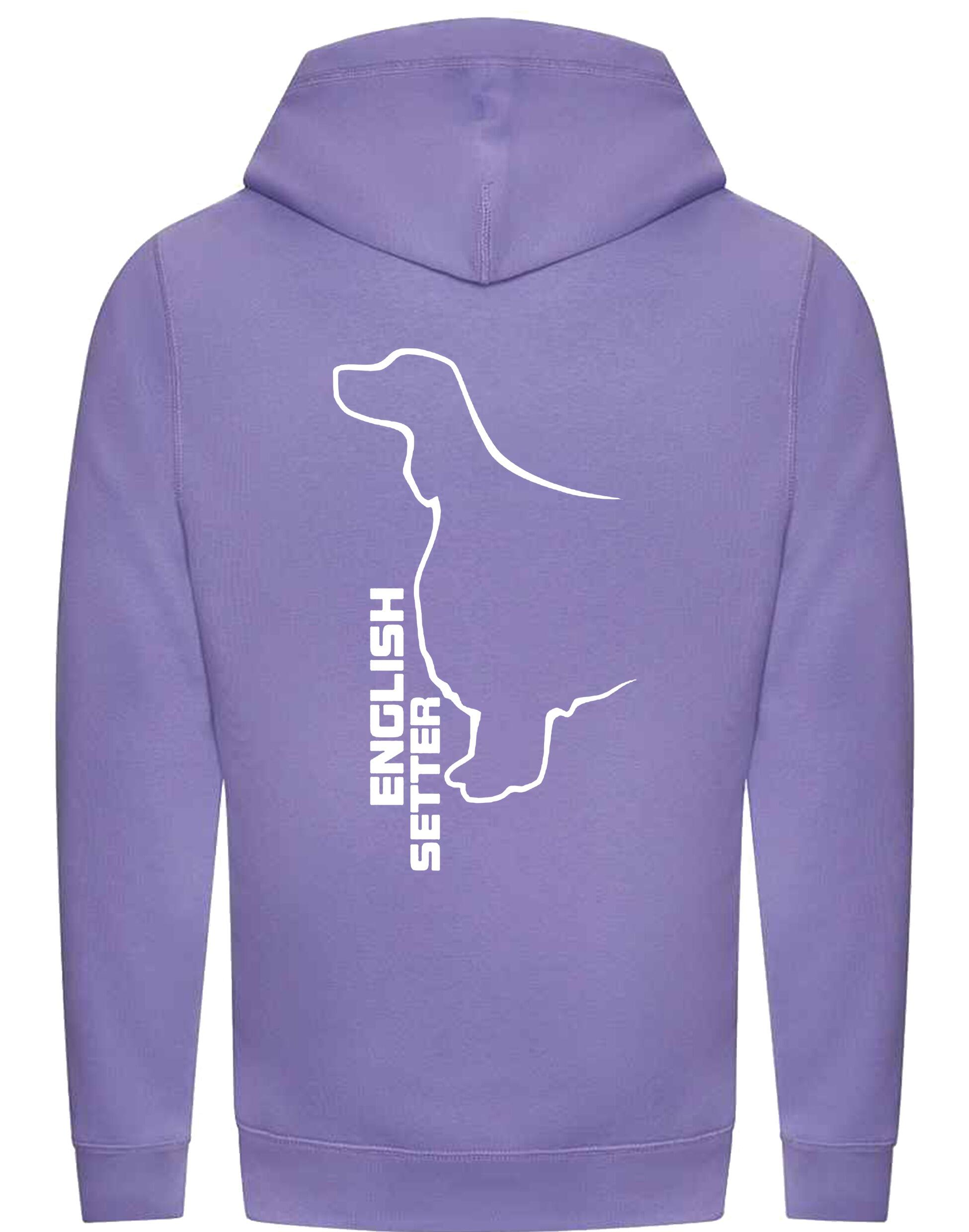 Unisex Crossneck Pullover Hoodie with English Setter Design – A Must-Have for English Setter Fans