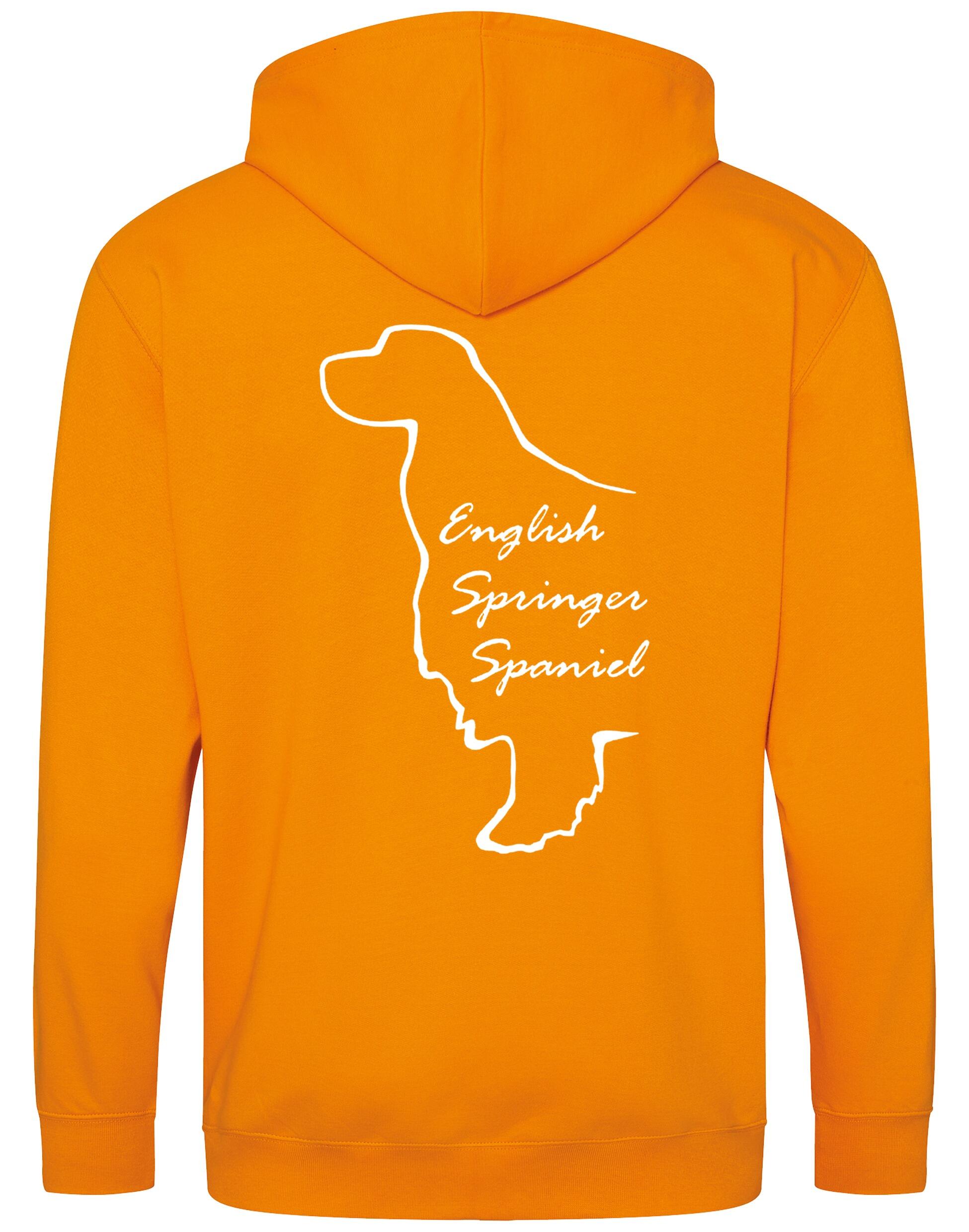 English Springer Spaniel Dog Breed Zipped Hoodie – Comfort, Style, and Springer Pride