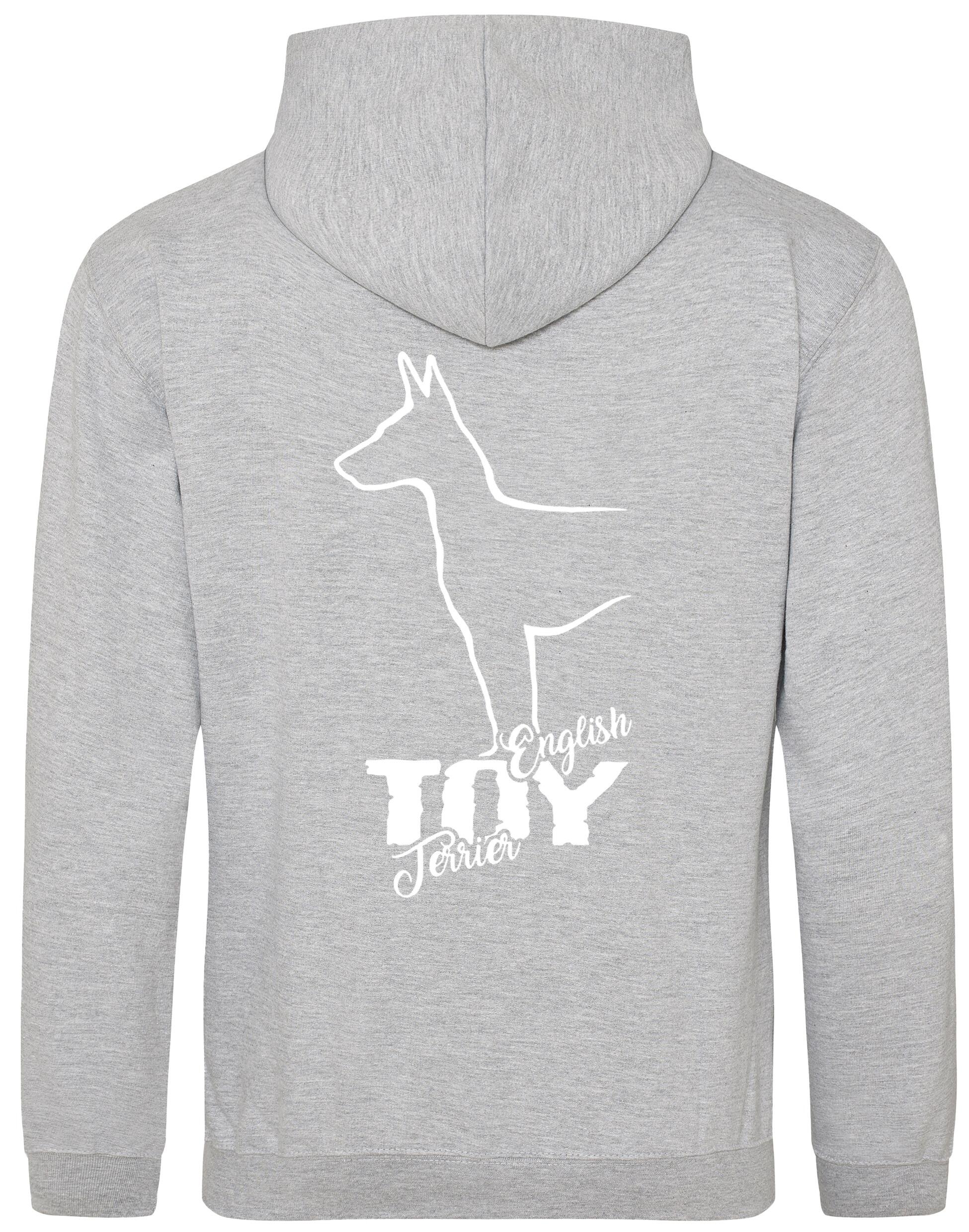 English Toy Terrier Dog Breed Design Pullover Hoodie – Cozy and Stylish for Terrier Lovers