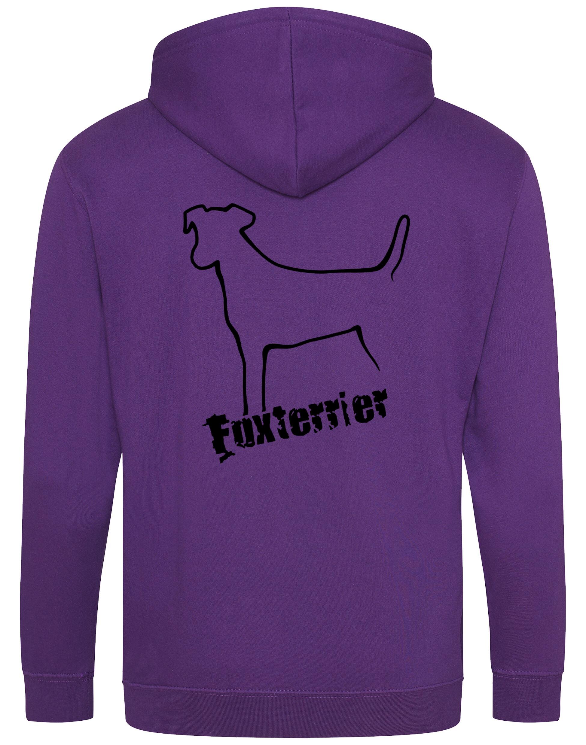 Fox Terrier Zipped Hoodie – Comfort, Style, and Terrier Pride