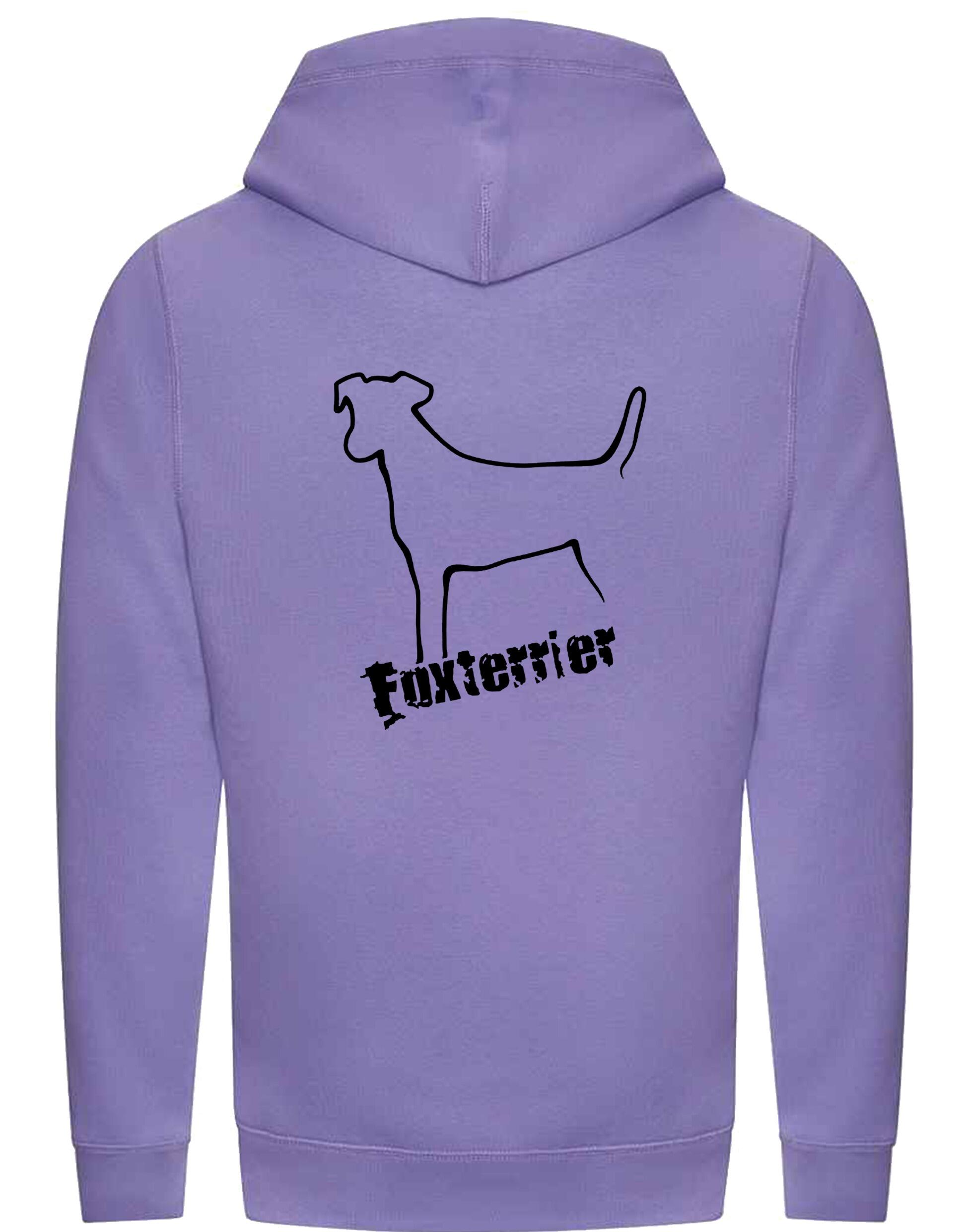 Fox Terrier Unisex Crossneck Pullover Hoodie – A Must-Have for Terrier Fans