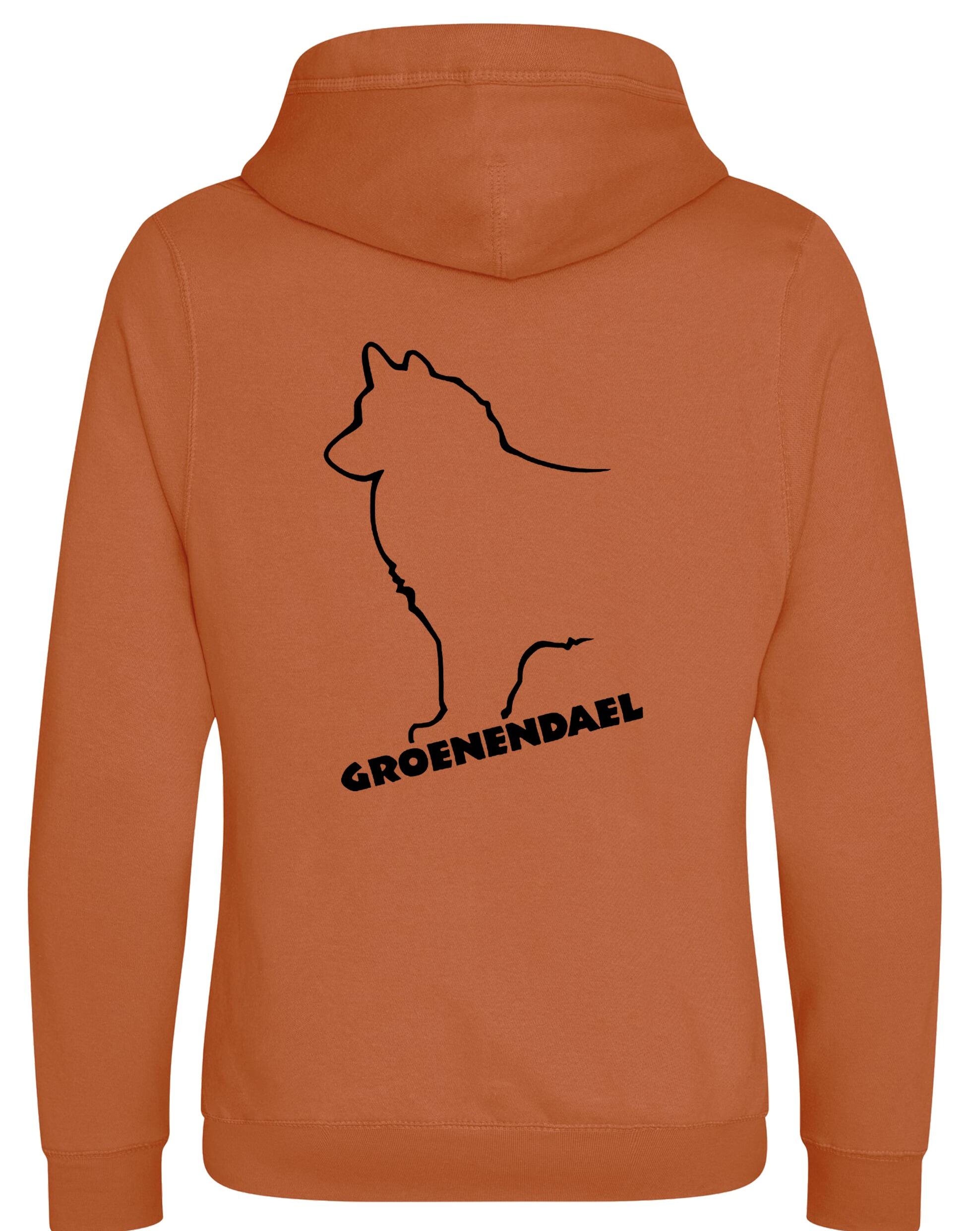 Groenendael Unisex Crossneck Pullover Hoodie – Cozy fabric, exclusive breed design, and modern style for Groenendael enthusiasts.
