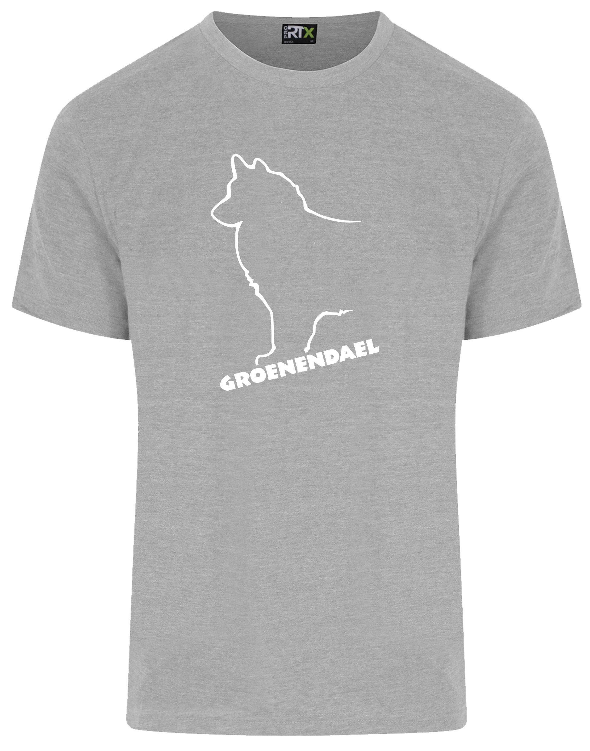 Groenendael Unisex Roundneck T-shirt – Lightweight cotton with a unique breed design for style and comfort.
