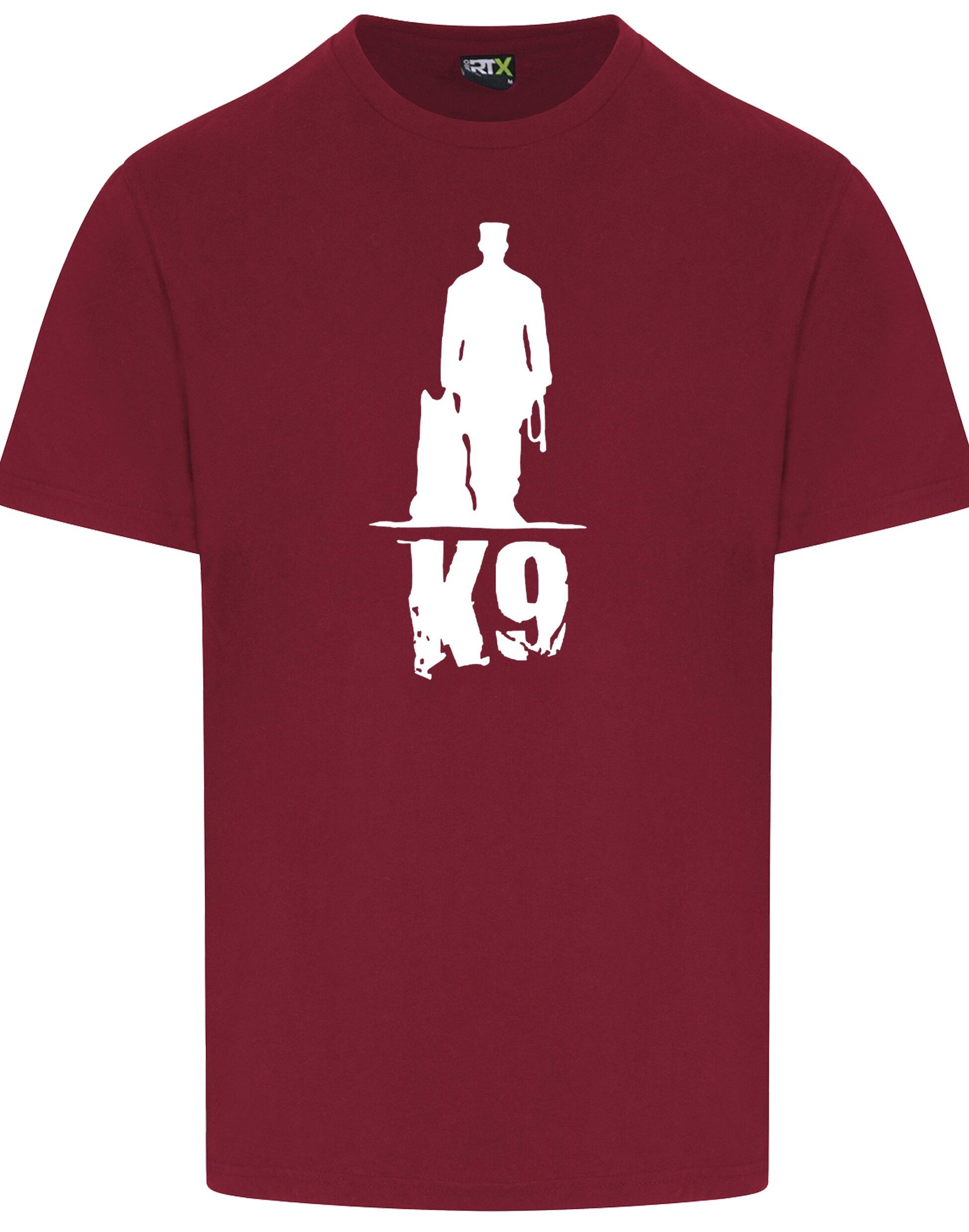 K9 Unisex Roundneck T-shirt featuring exclusive breed-inspired artwork, made from soft, breathable cotton for ultimate comfort.