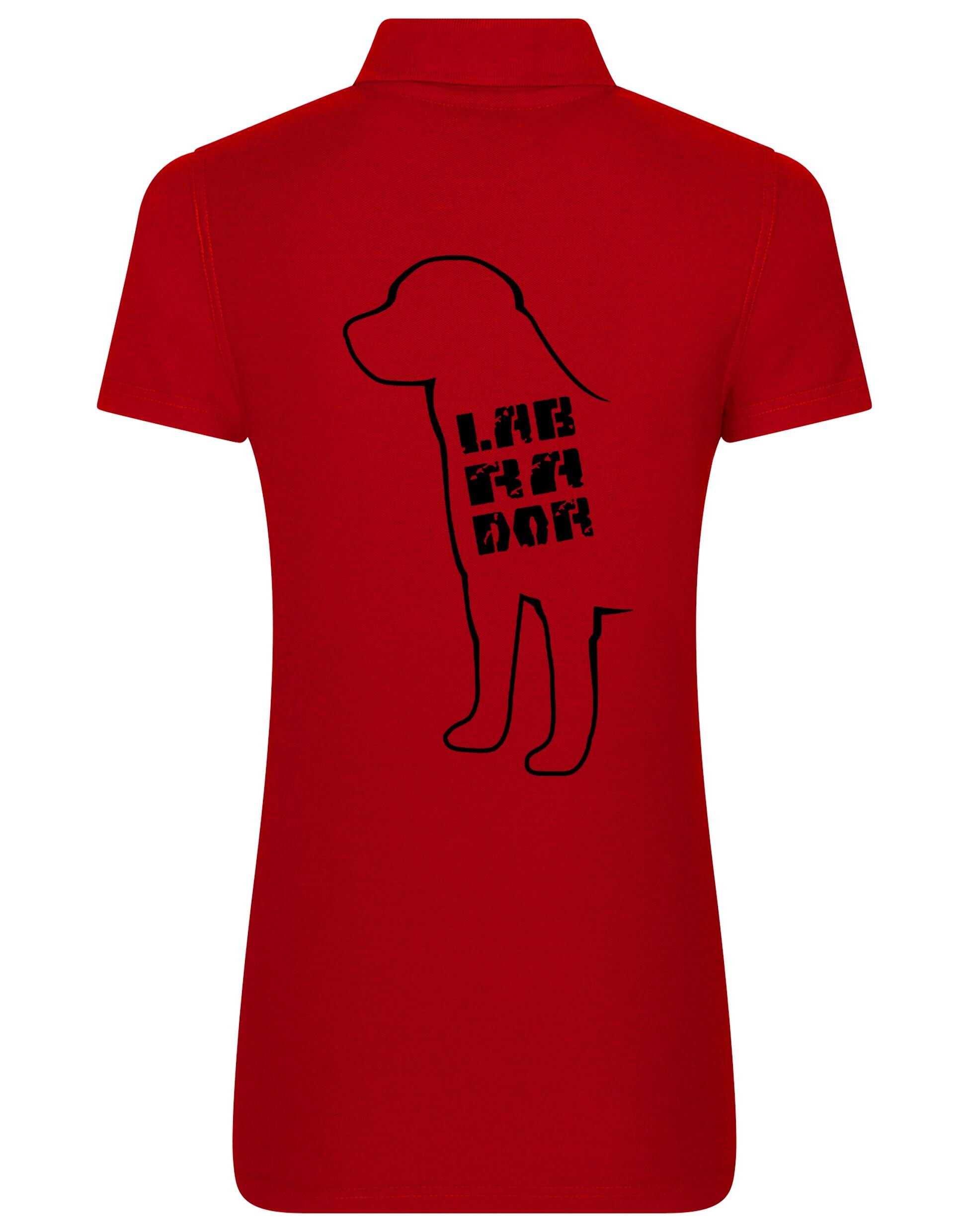 Women’s cotton polo featuring an exclusive Labrador design, combining timeless elegance with lightweight comfort.