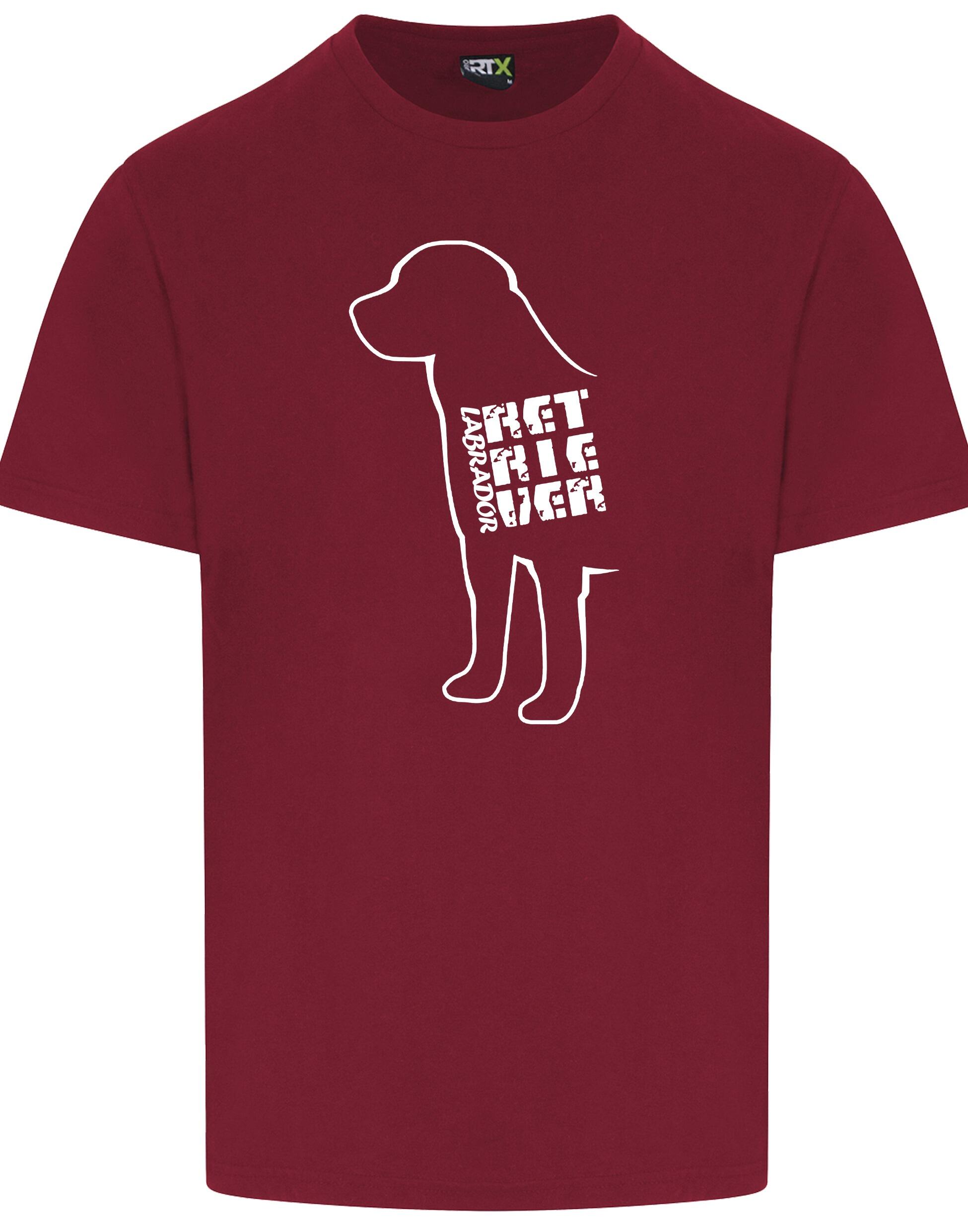 Unisex roundneck T-shirt with exclusive Labrador Retriever artwork, crafted from soft, breathable cotton with a relaxed fit for everyday comfort and style.