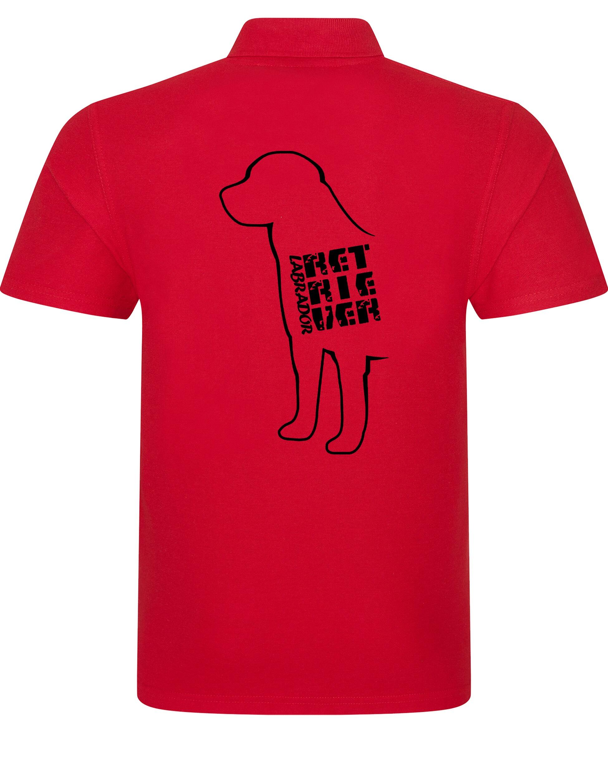 Unisex Cotton Polo featuring exclusive Labrador Retriever design, crafted from lightweight cotton with a relaxed fit for all-day comfort and style.