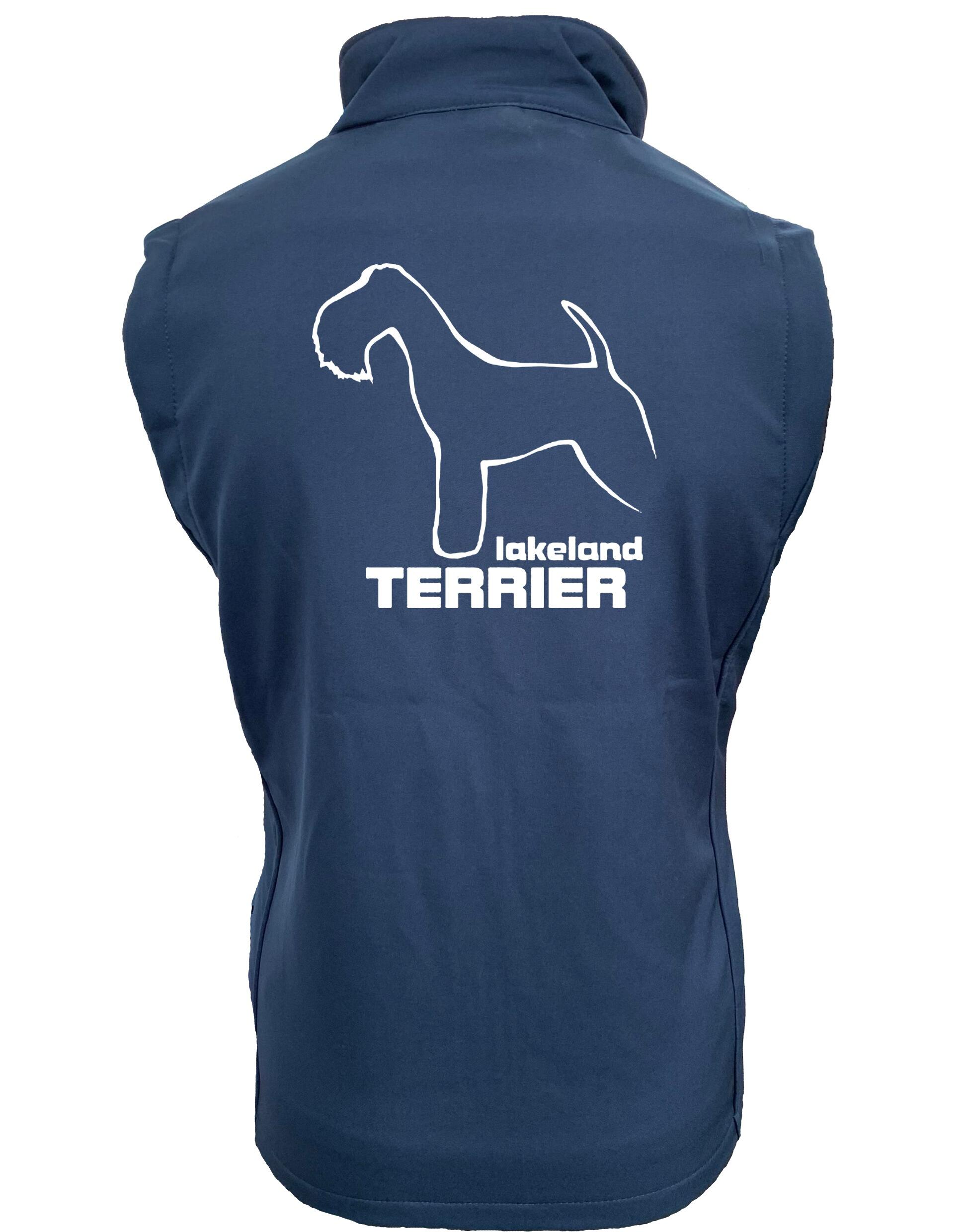 Unisex Softshell Jacket with Lakeland Terrier design featuring a water-resistant, fleece-lined jacket for outdoor activities.