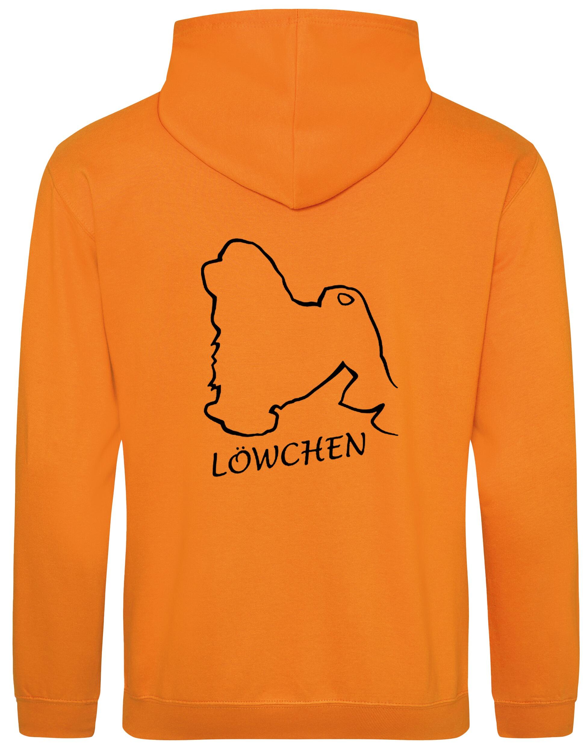 Lowchen Design Pullover Hoodie with fleece lining and exclusive breed artwork.