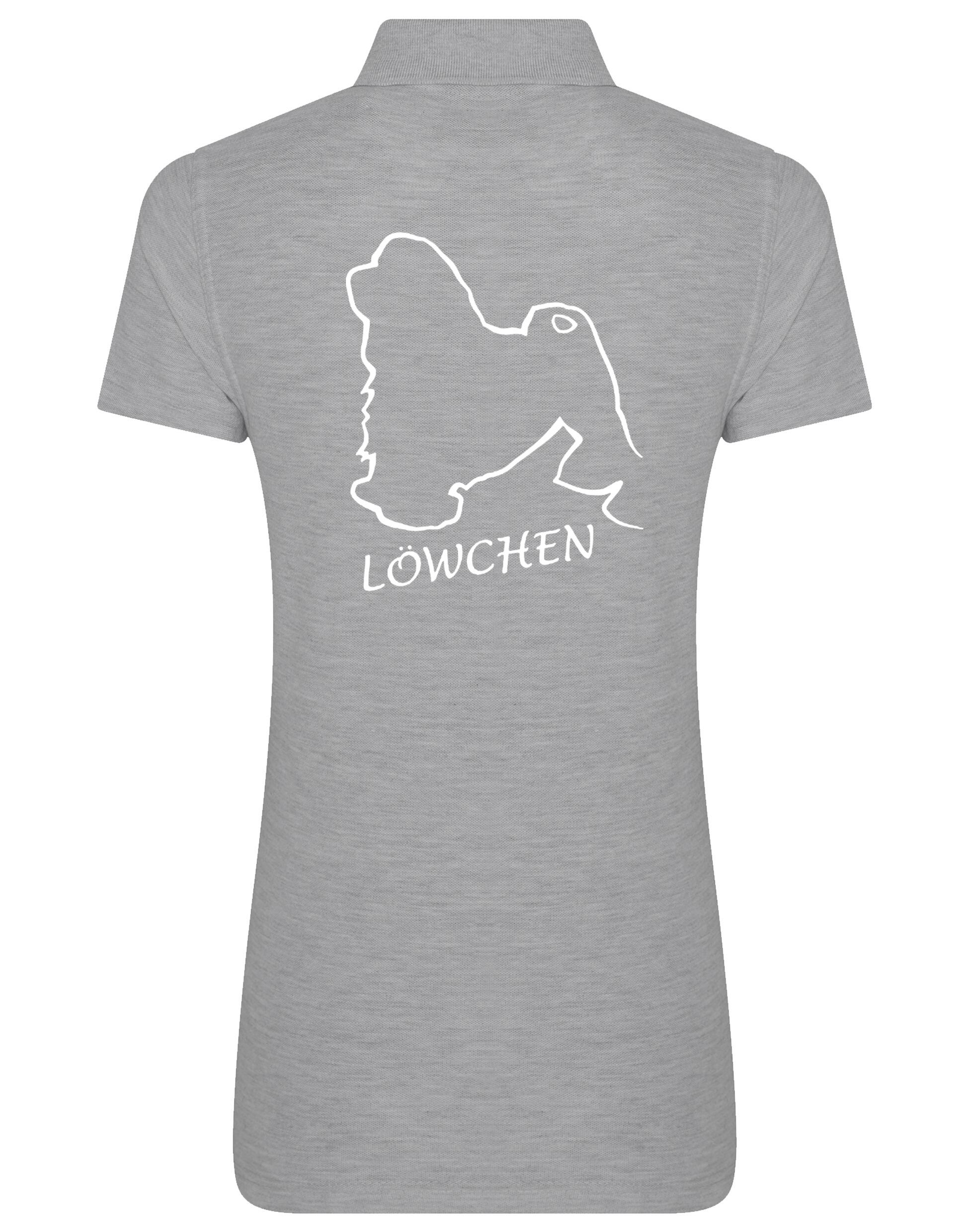 Lowchen Women's Cotton Polo with exclusive breed design and feminine fit.