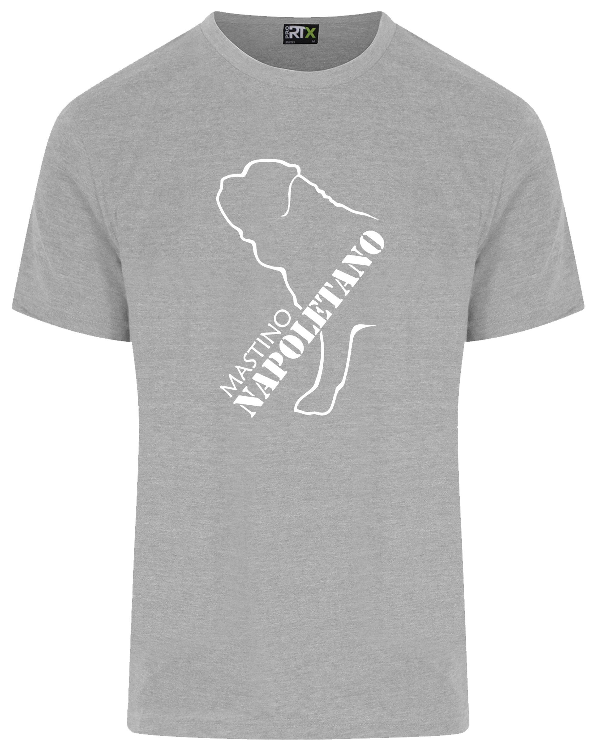 Mastino Napoletano Unisex Roundneck T-shirt featuring exclusive breed artwork, soft breathable cotton, and a relaxed unisex fit.