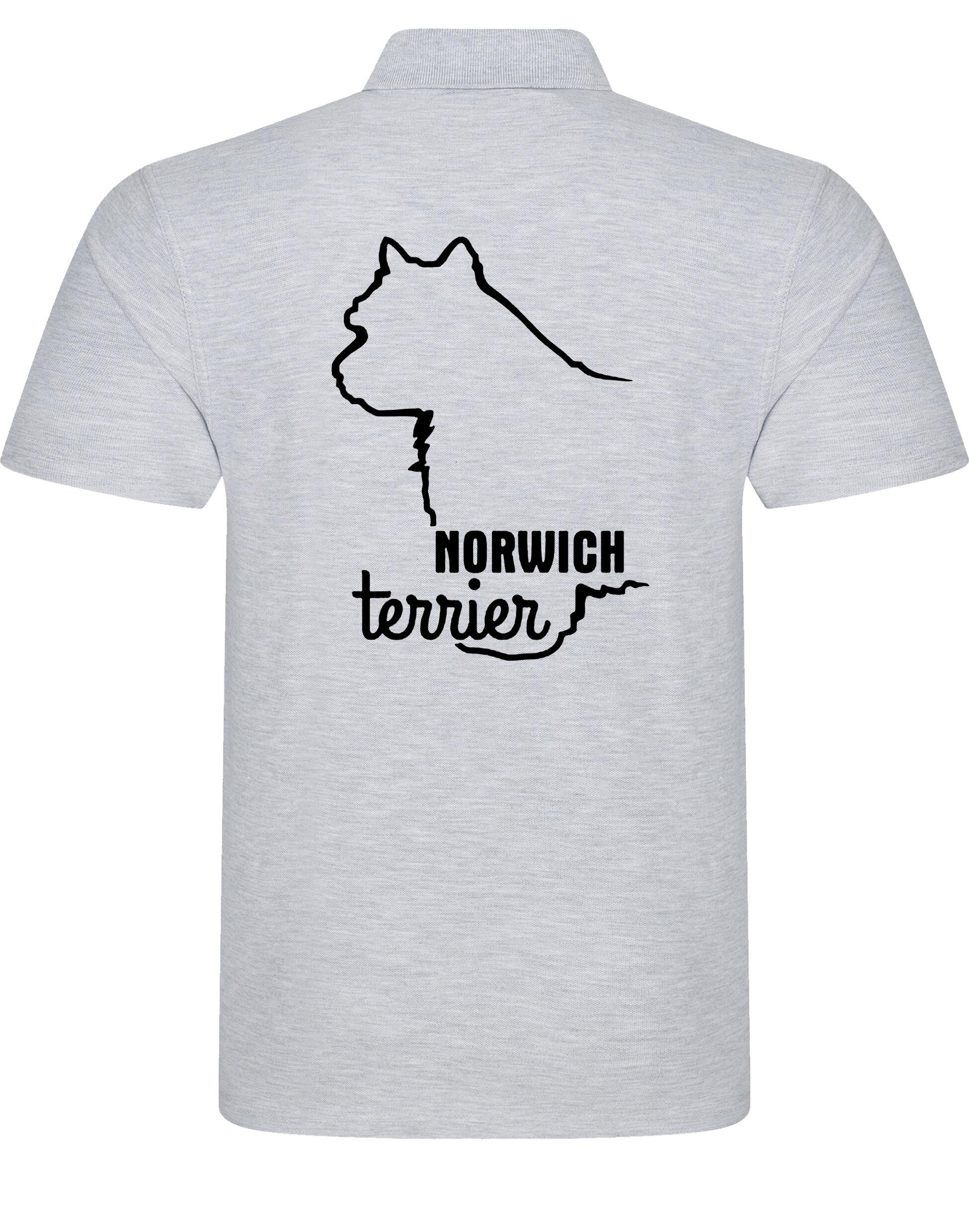 Norwich Terrier Unisex Cotton Polo featuring exclusive breed artwork, soft cotton fabric, and a relaxed fit. Designed for style, comfort, and Norwich Terrier lovers—ideal for dog shows, casual outings, and everyday wear.