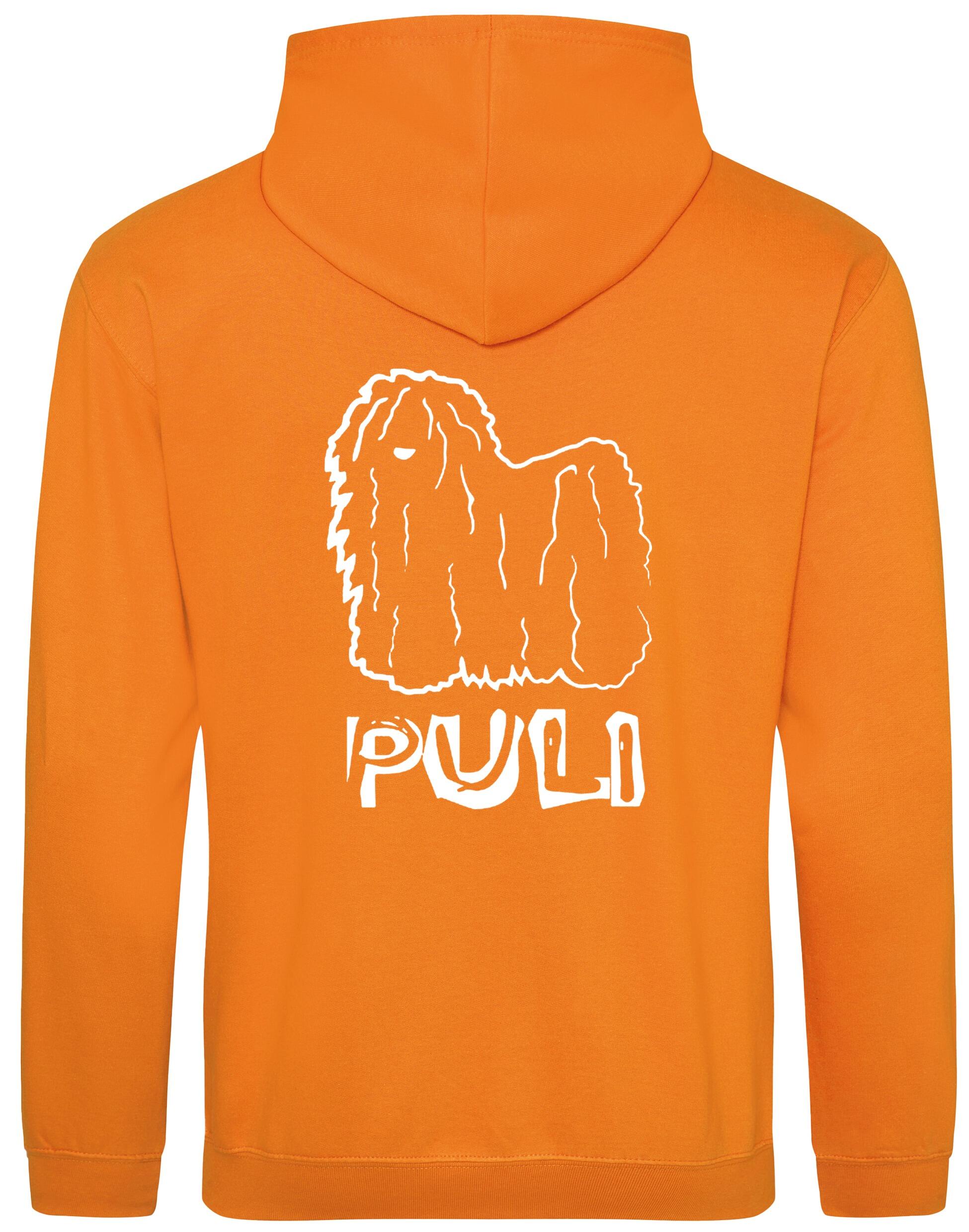 Unisex Puli (Hungarian) Design Pullover Hoodie featuring exclusive artwork with personalization options, crafted from premium heavy-blend fabric with a cozy brushed fleece interior, ribbed cuffs, and a double-fabric hood for stylish, lasting comfort.