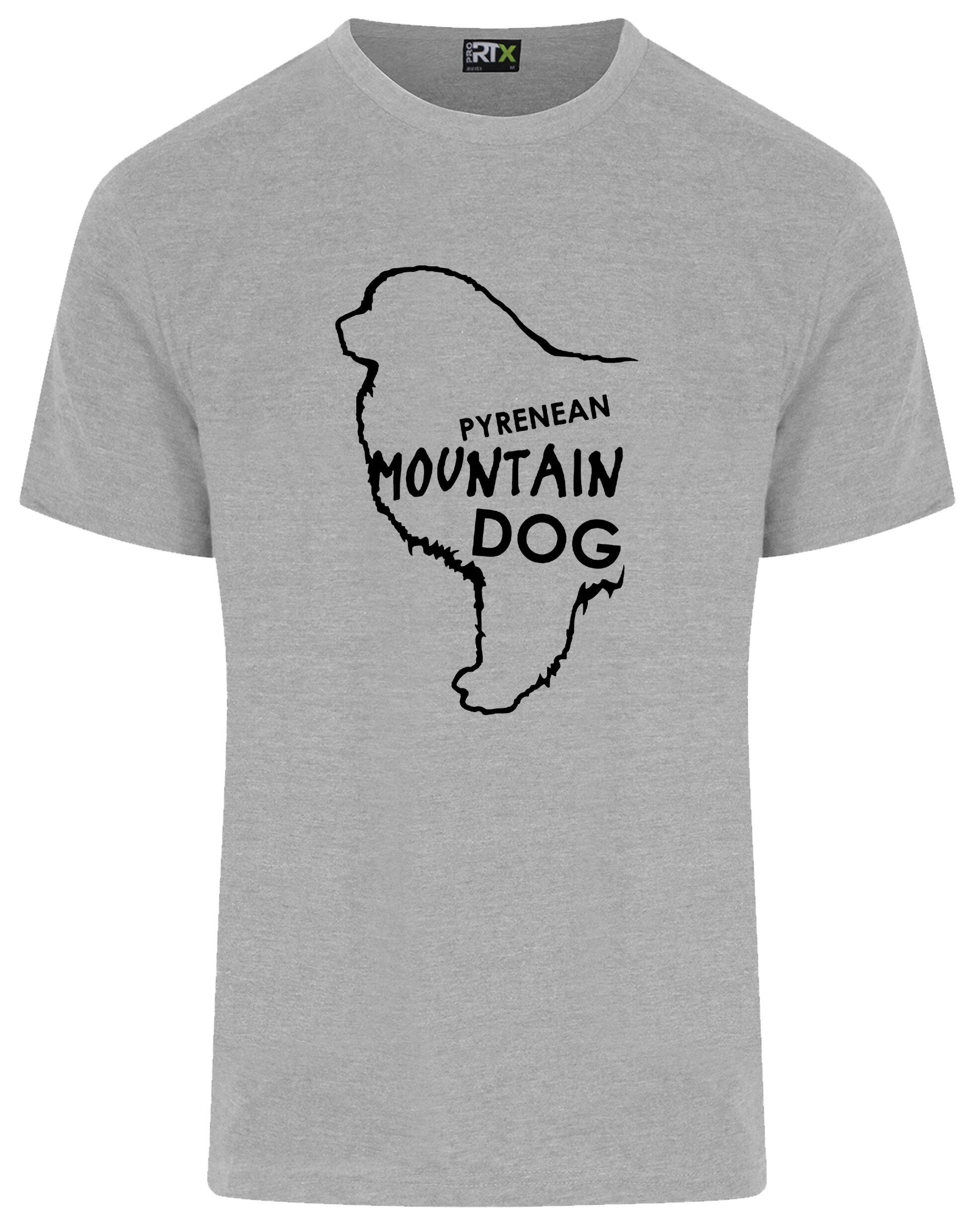 Unisex Pyrenean Mountain Dog Roundneck T-shirt featuring exclusive breed artwork, crafted from premium breathable cotton for all-day comfort and a relaxed, stylish fit, perfect for Pyrenean Mountain Dog enthusiasts.