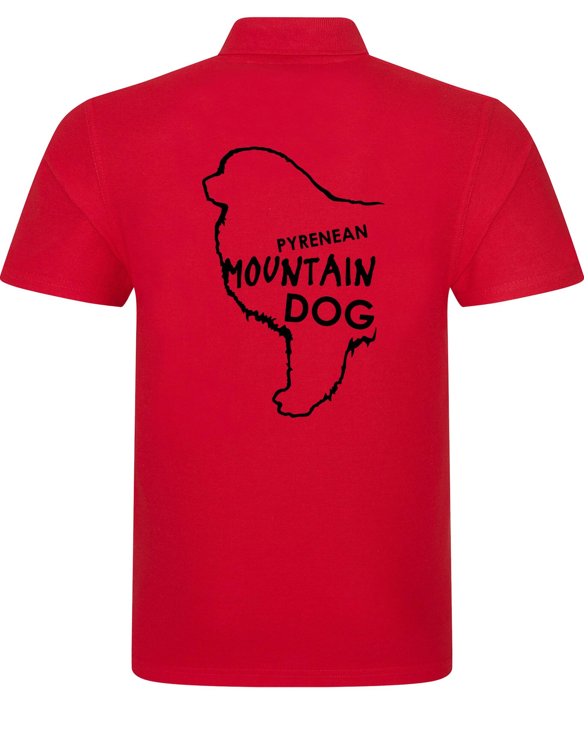 Unisex Pyrenean Mountain Dog Cotton Polo featuring exclusive breed artwork, crafted from premium breathable cotton for all-day comfort and a relaxed, stylish fit, perfect for Pyrenean Mountain Dog enthusiasts.