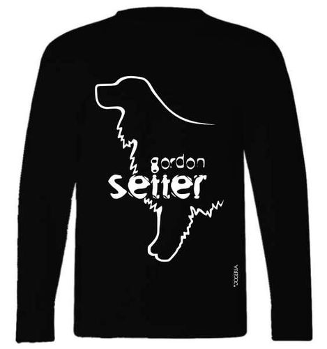 Gordon Setter T-Shirts Adult Long-Sleeved Premium Cotton