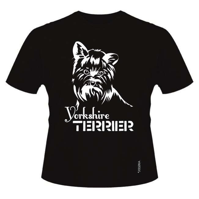 Yorkshire Terrier (Face) Men's Roundneck Heavy Cotton
