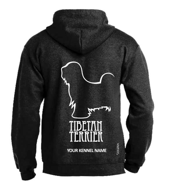 Tibetan Terrier Dog Breed Design Pullover Hoodie Adult Single Colour