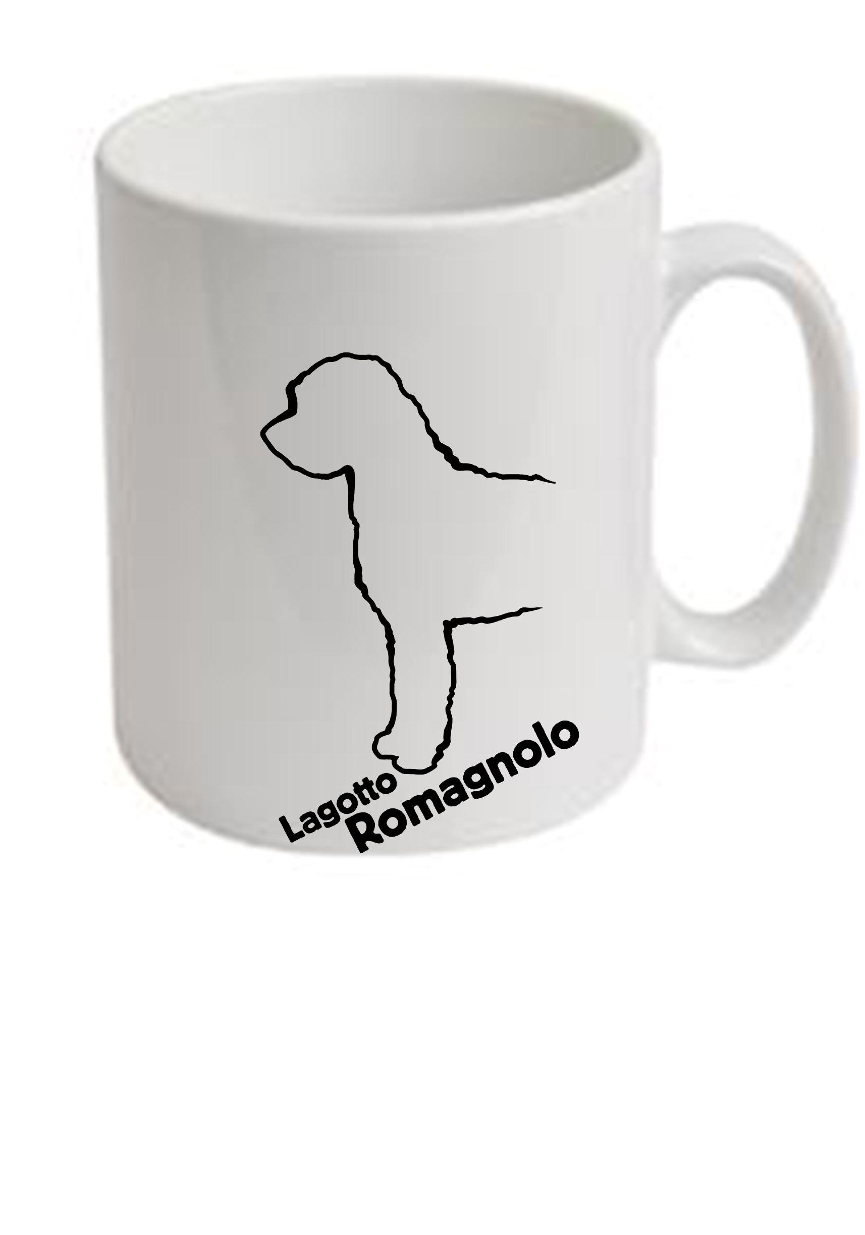 Lagotto Romagnolo Dog Breed Ceramic Mug Dogeria Design