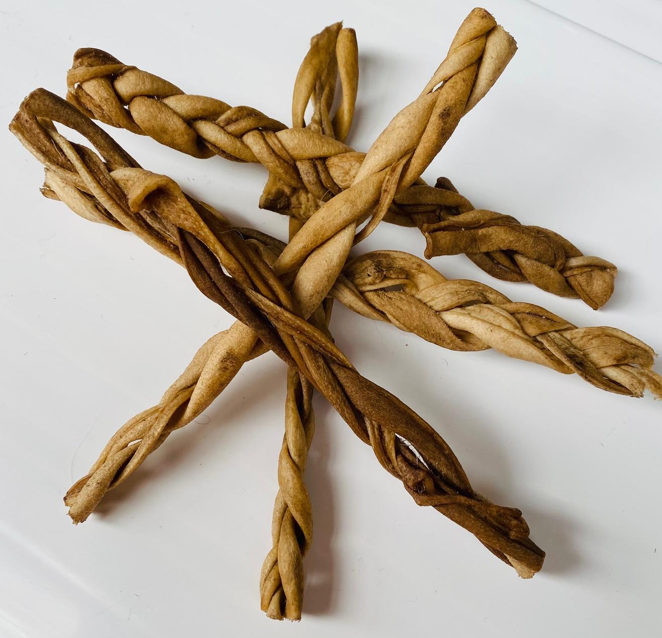 Goat Braids - Premium 15cm Natural Chews for Puppies and Senior Dogs