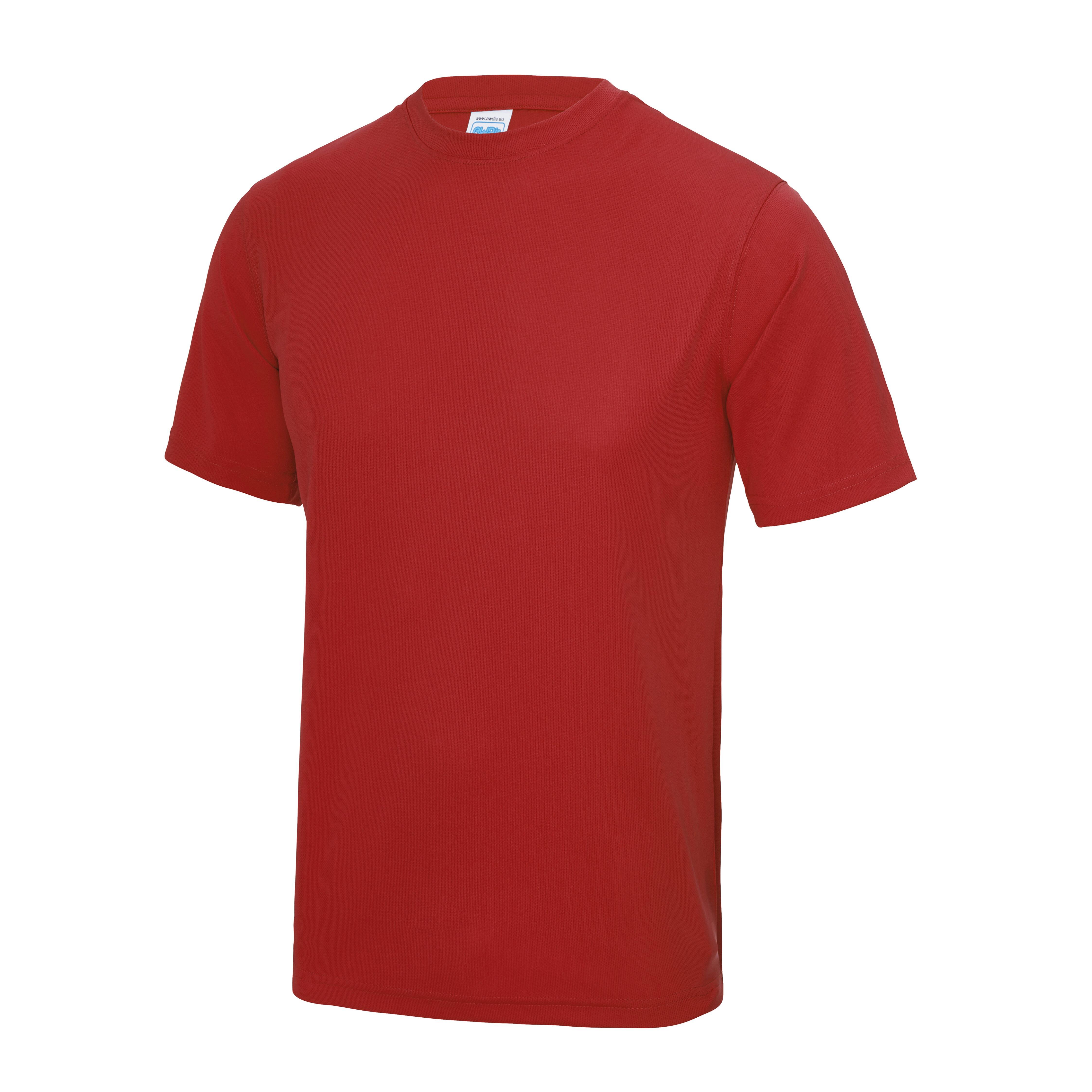 Unisex Cool Performance T-Shirt Fire Red