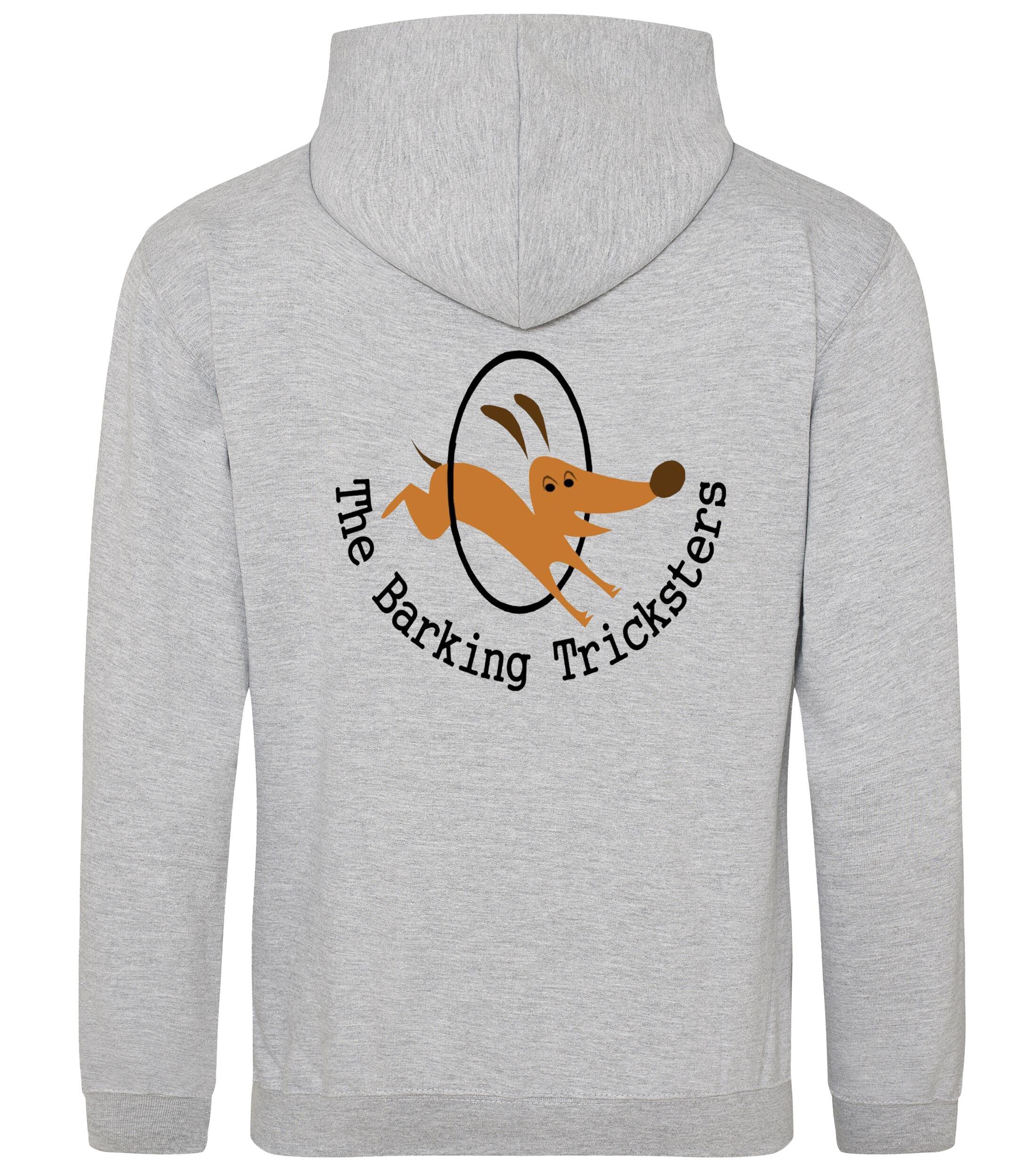 The Barking Tricksters Pullover Hoodies Heather Grey