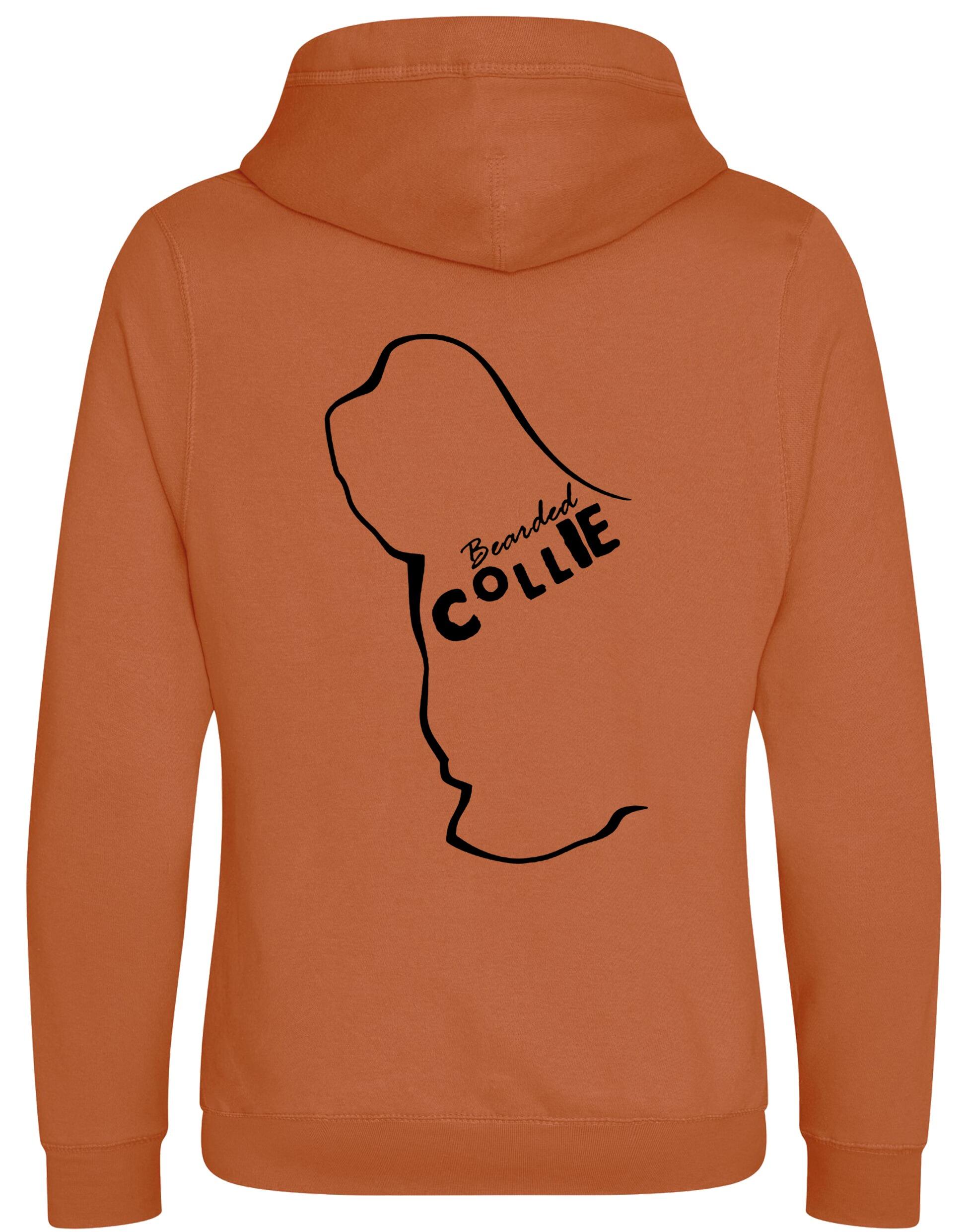 Unisex Crossneck Pullover Hoodie with Bearded Collie Dog Breed Design – A Must-Have for Bearded Collie Fans