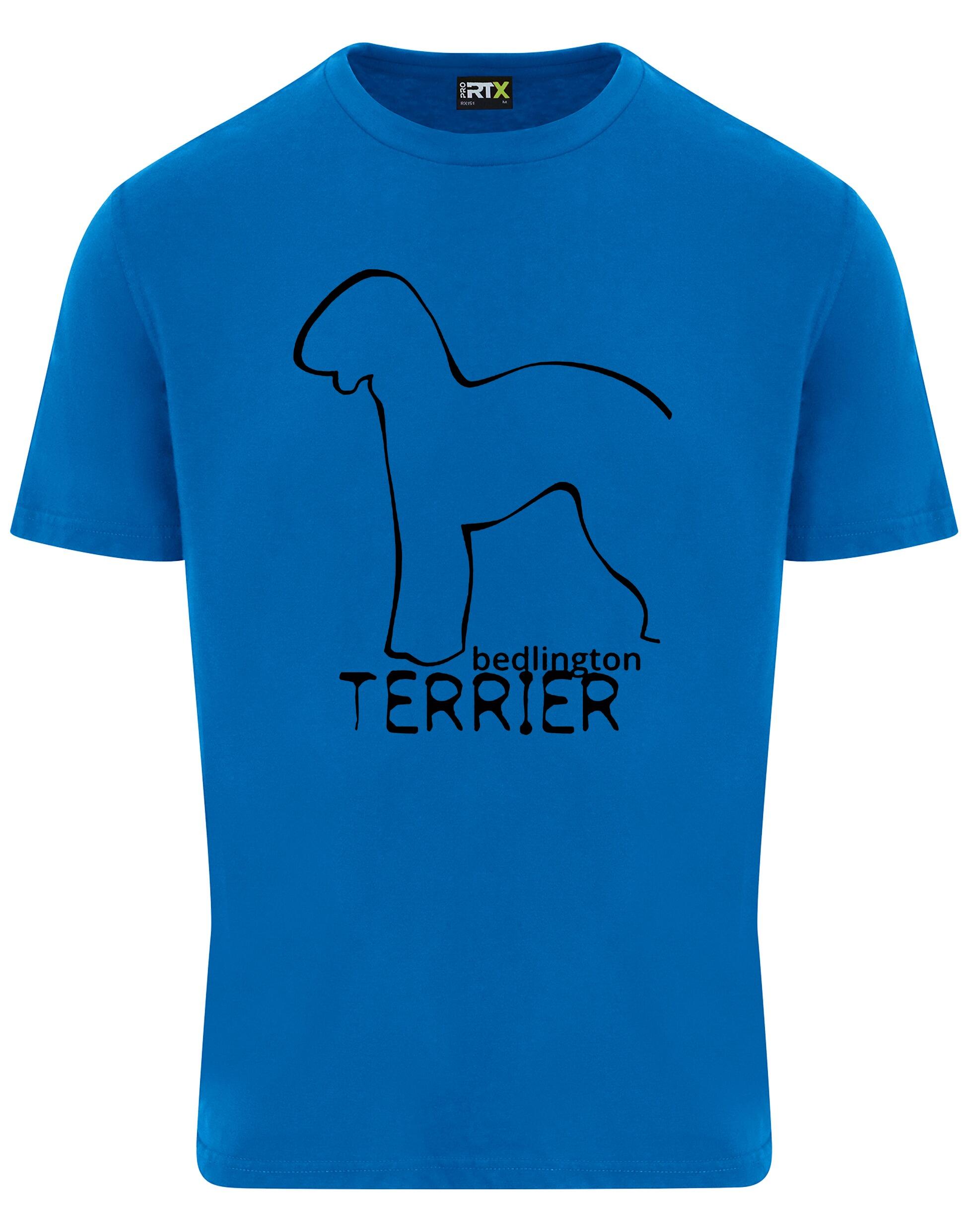 Unisex Roundneck T-shirt with Bedlington Terrier Dog Breed Design – Style for Every Bedlington Terrier Fan