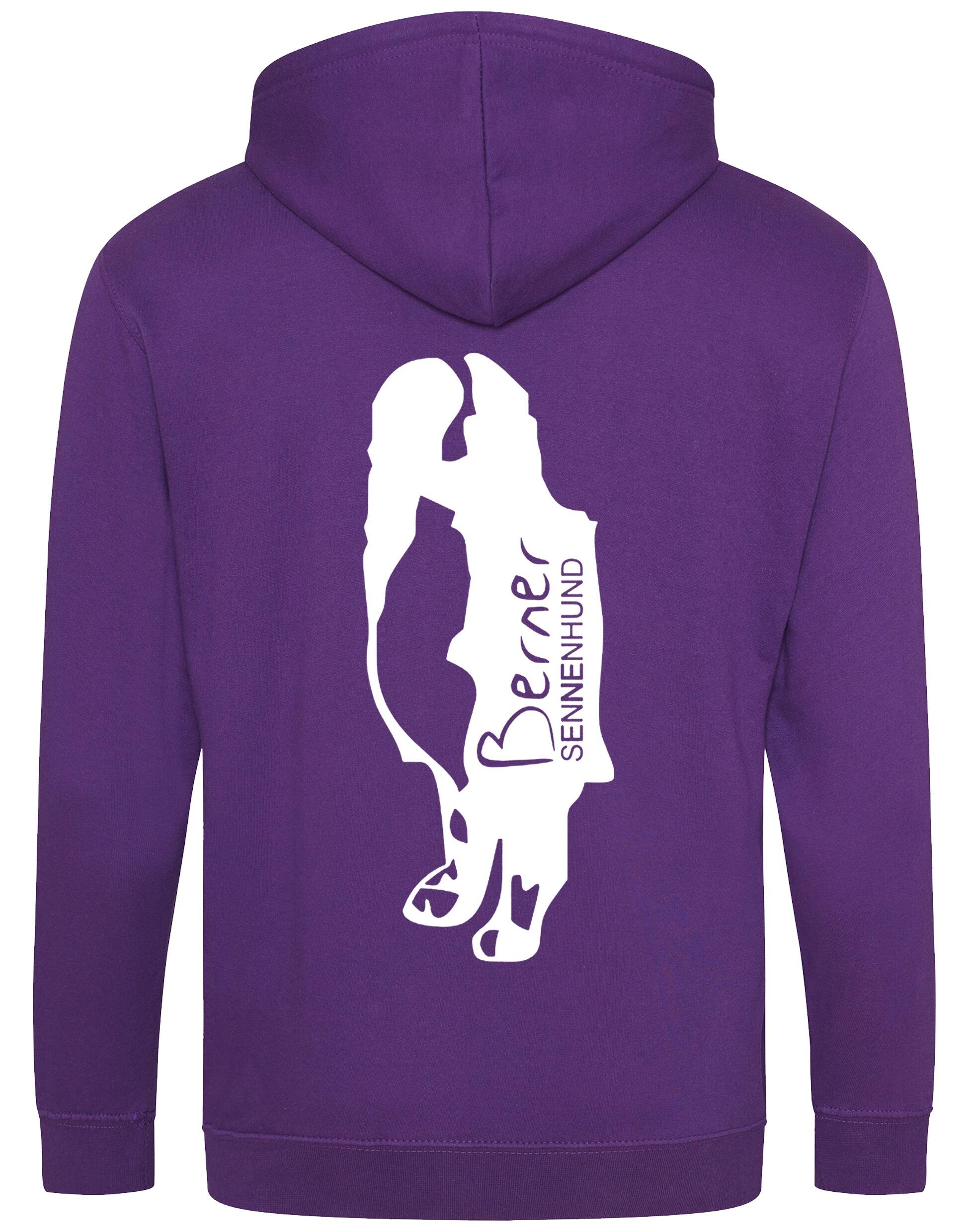 Berner Sennenhund Dog Breed Design Zipped Hoodie – Style and Comfort for Dog Lovers