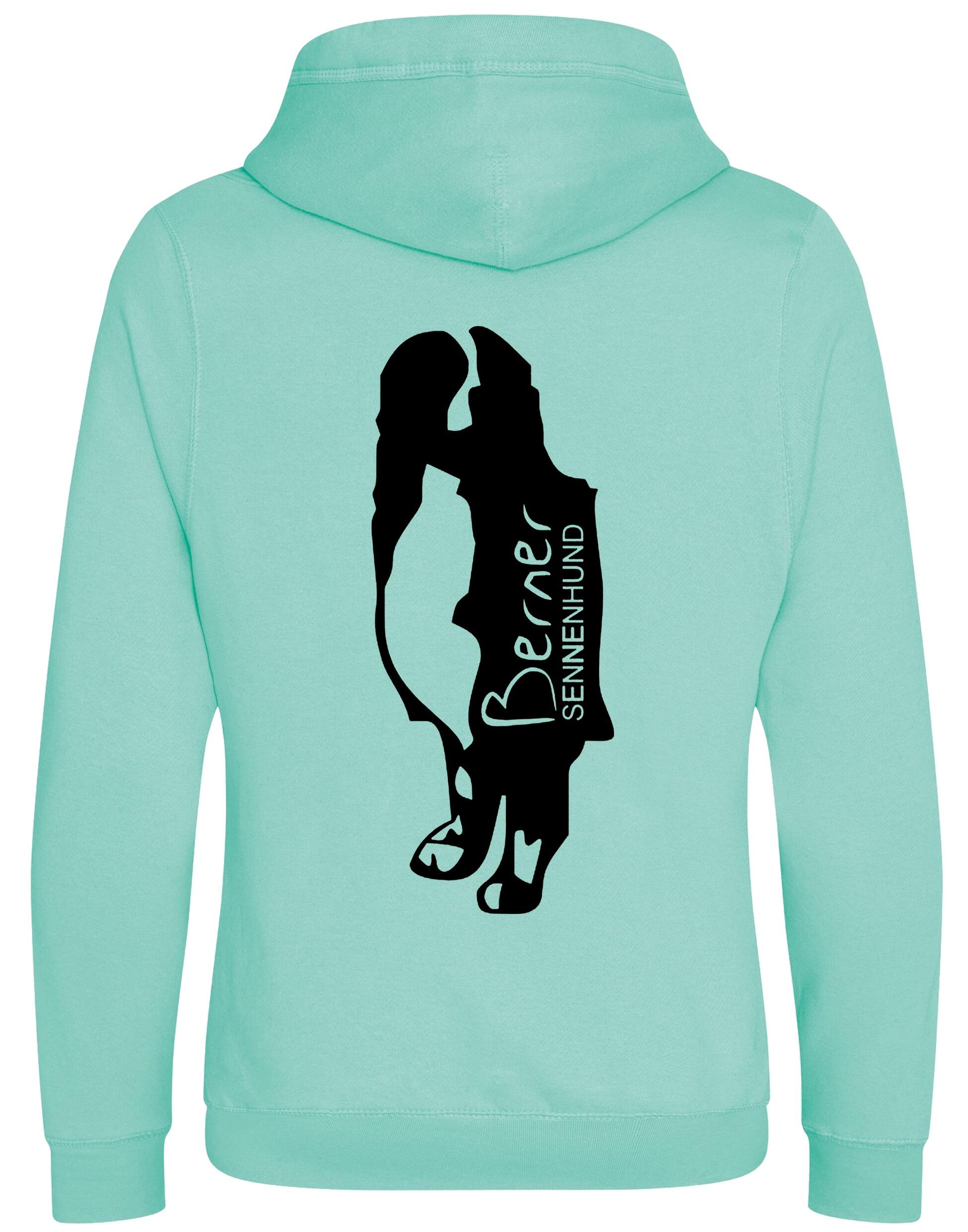 Berner Sennenhund Dog Breed Design Unisex Crossneck Pullover Hoodie
