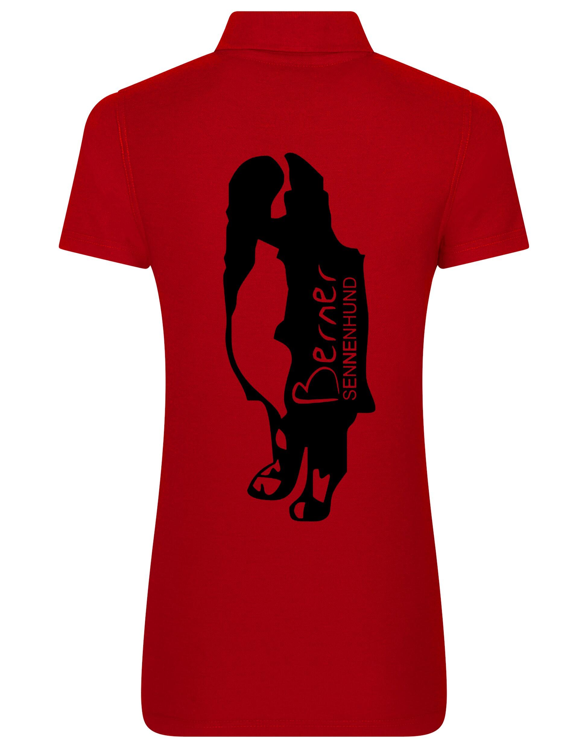Berner Sennenhund Dog Breed Design Women’s Cotton Polo – A Must-Have for Berner Sennenhund Enthusiasts