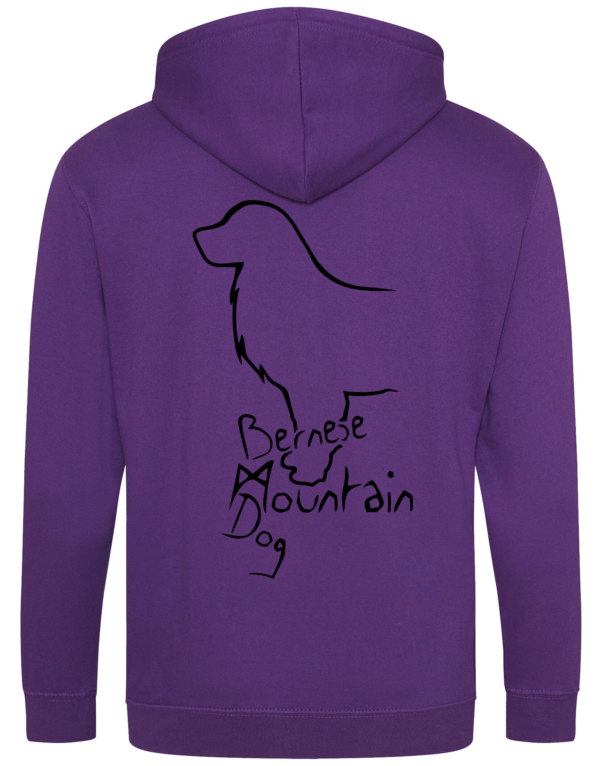 Bernese Mountain Dog Zipped Hoodie – Style and Comfort for Dog Lovers