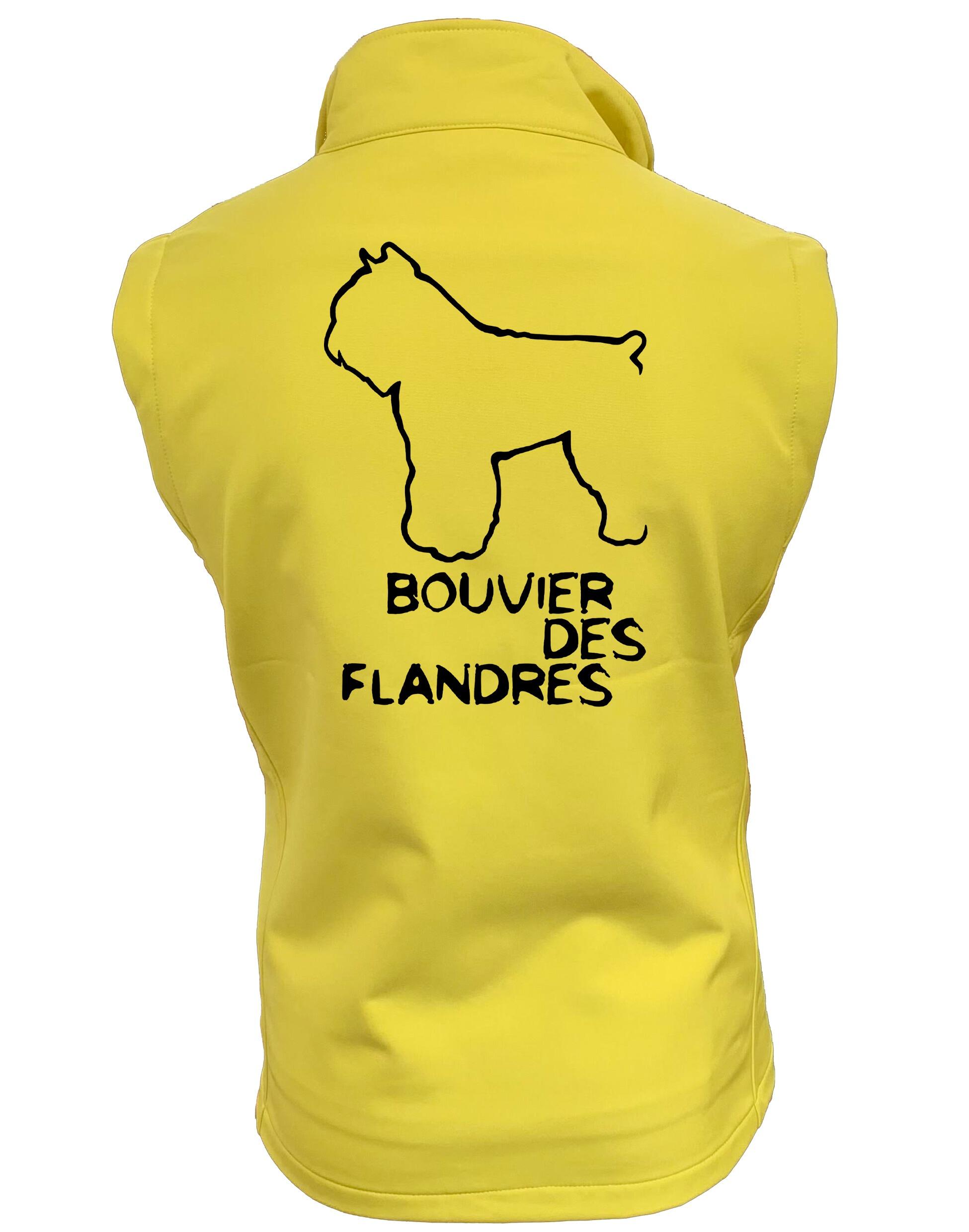 Bouvier des Flandres Dog Breed Design Women’s Softshell Gilet – A Perfect Blend of Style and Functionality