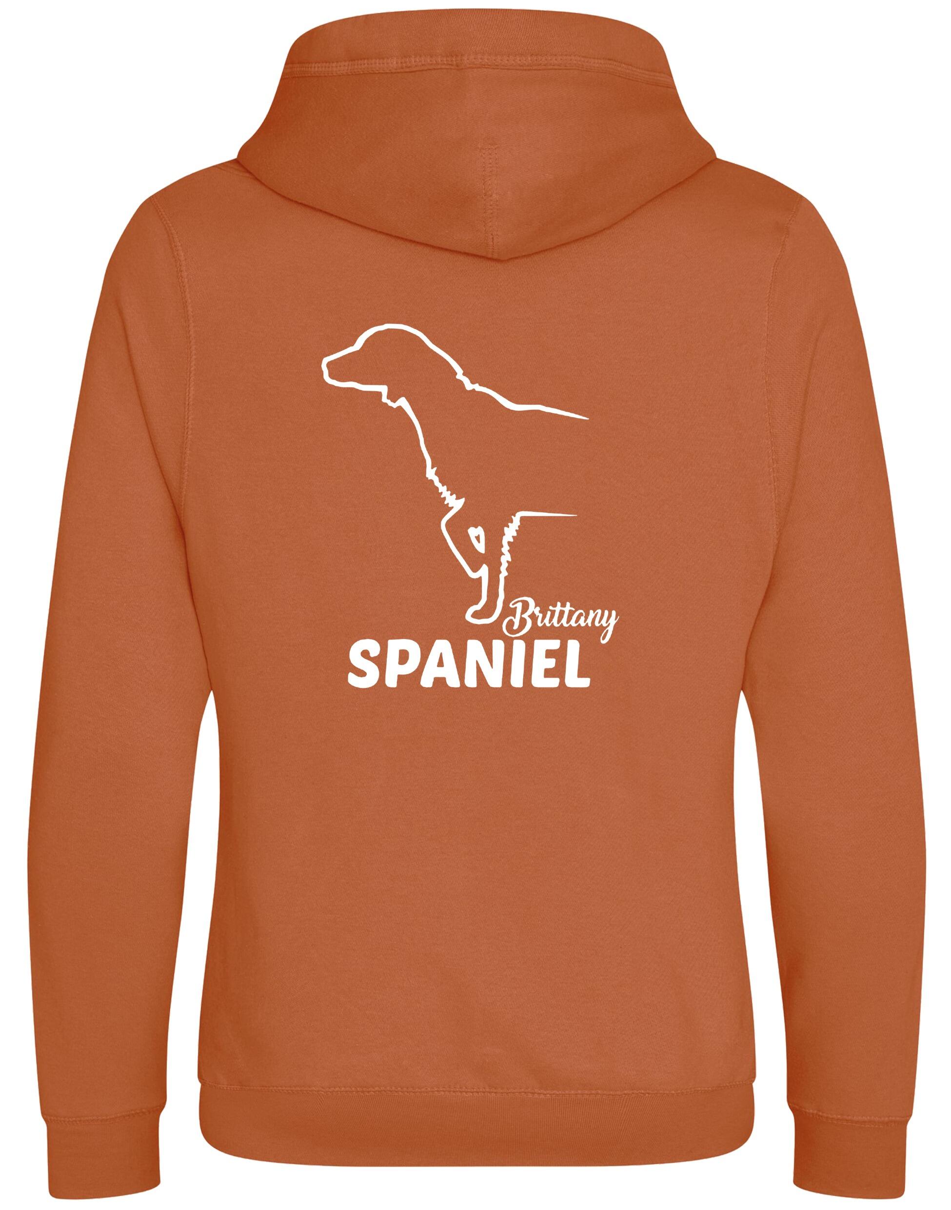Brittany Spaniel Dog Breed Design Unisex Crossneck Pullover Hoodie – A Must-Have for Brittany Spaniel Fans