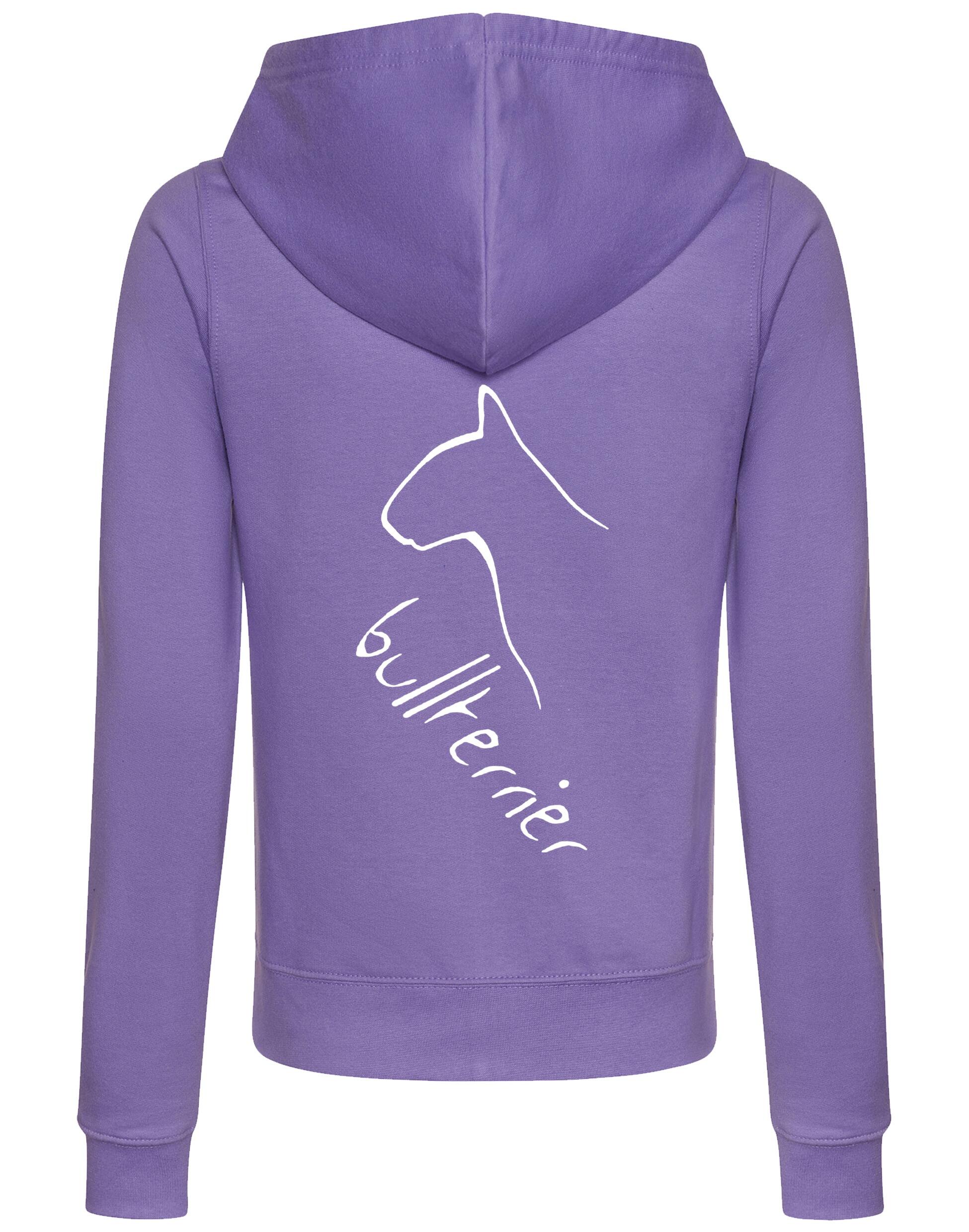 Bullterrier Dog Breed Women’s Zipped Hoodie – Style, Comfort, and Bullterrier Pride