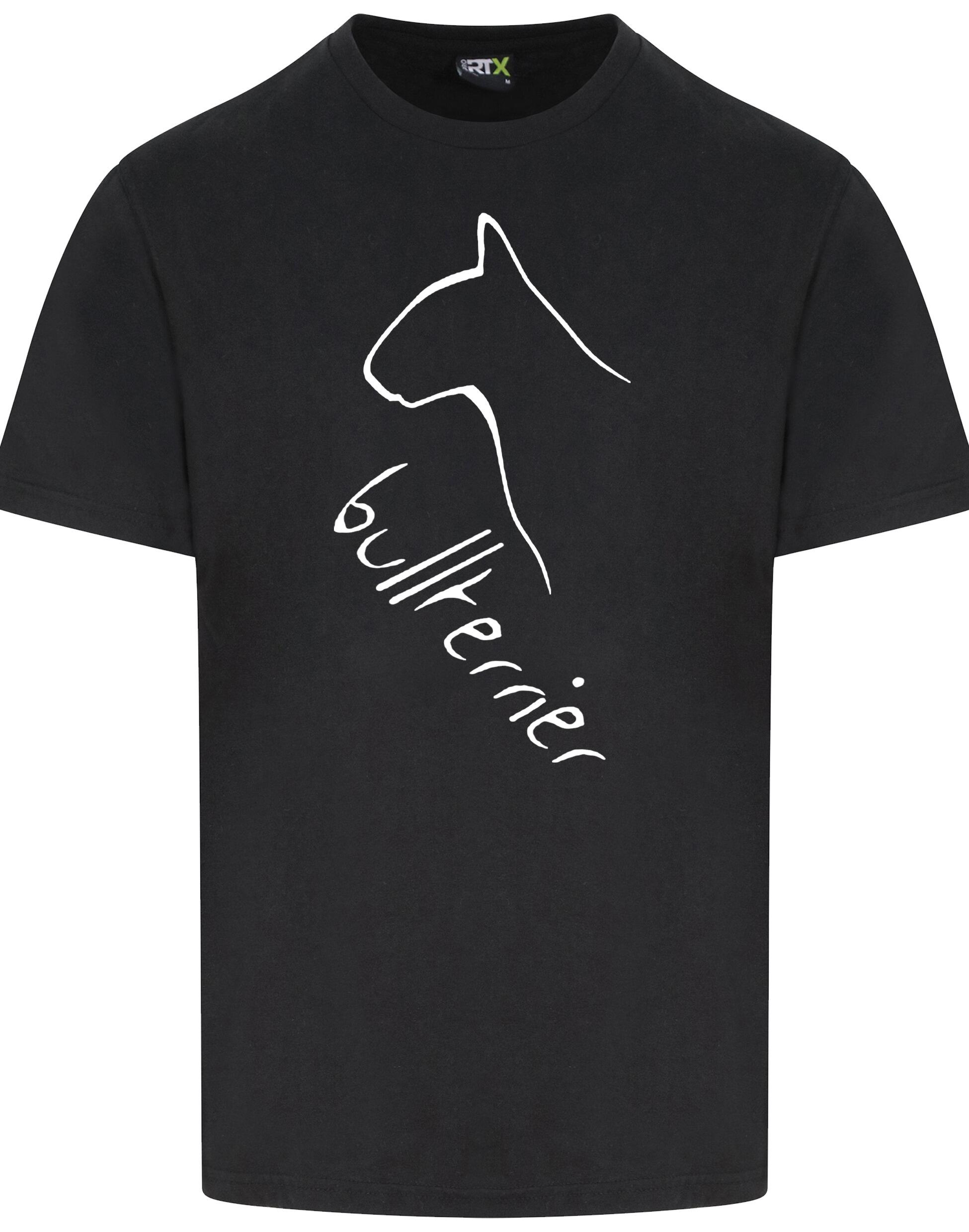 Unisex Roundneck T-shirt with Bullterrier Dog Breed Design – Style for Every Bullterrier Fan